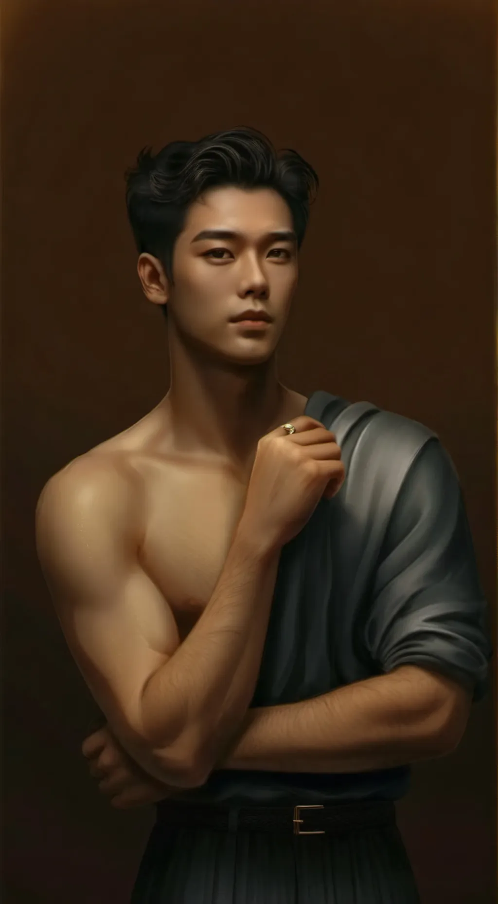 ai character: T.O.P 💸🖤🌑 background