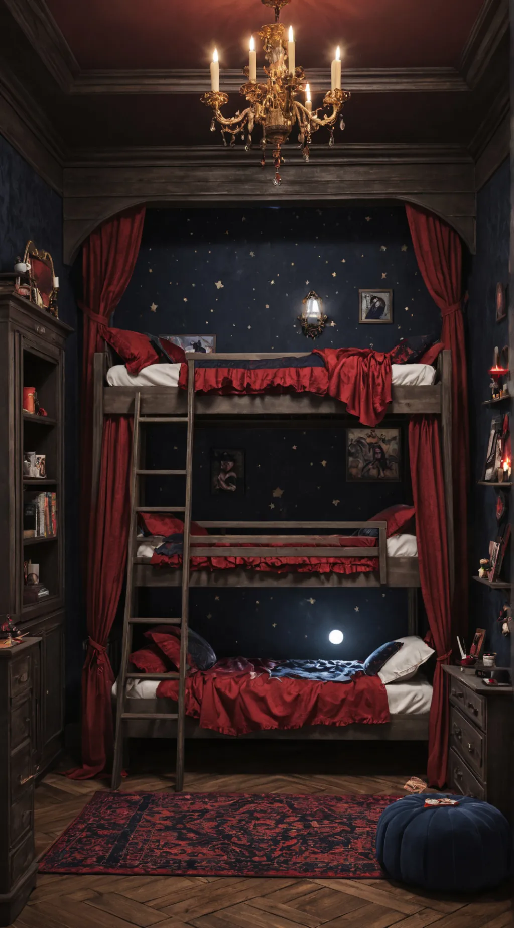 ai character: Vampire sleepover  background