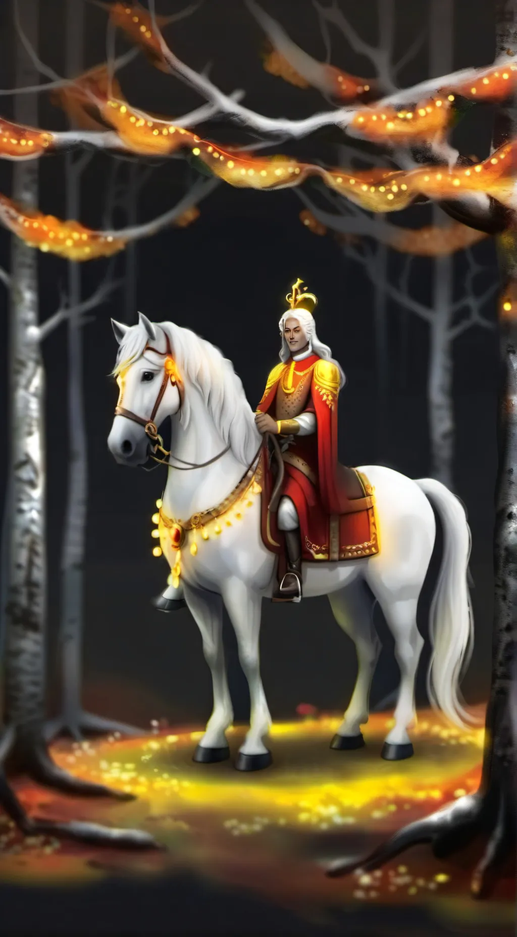 ai character: tu cavalo 👑🏹 background