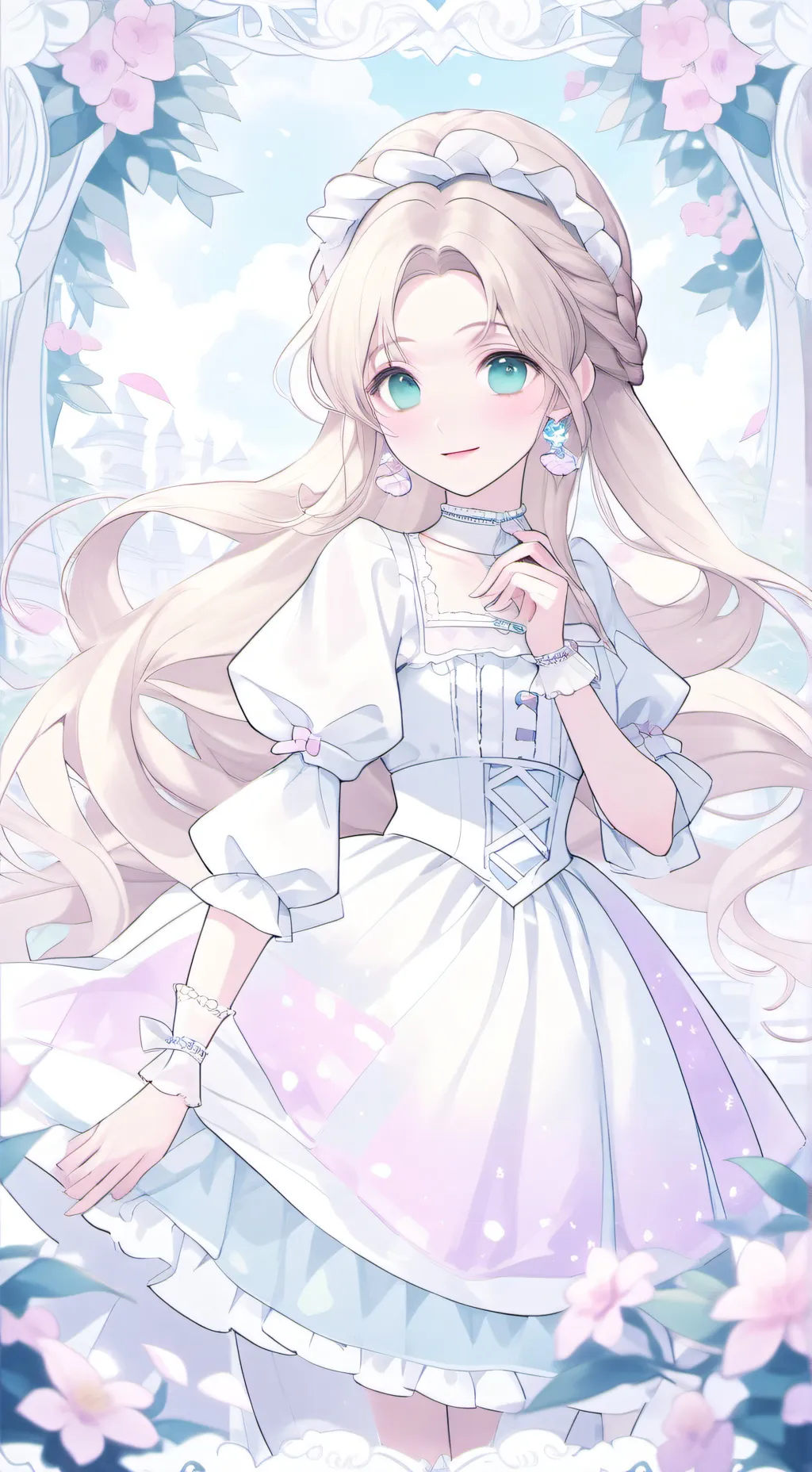 ai character: rapunzel vs anna background