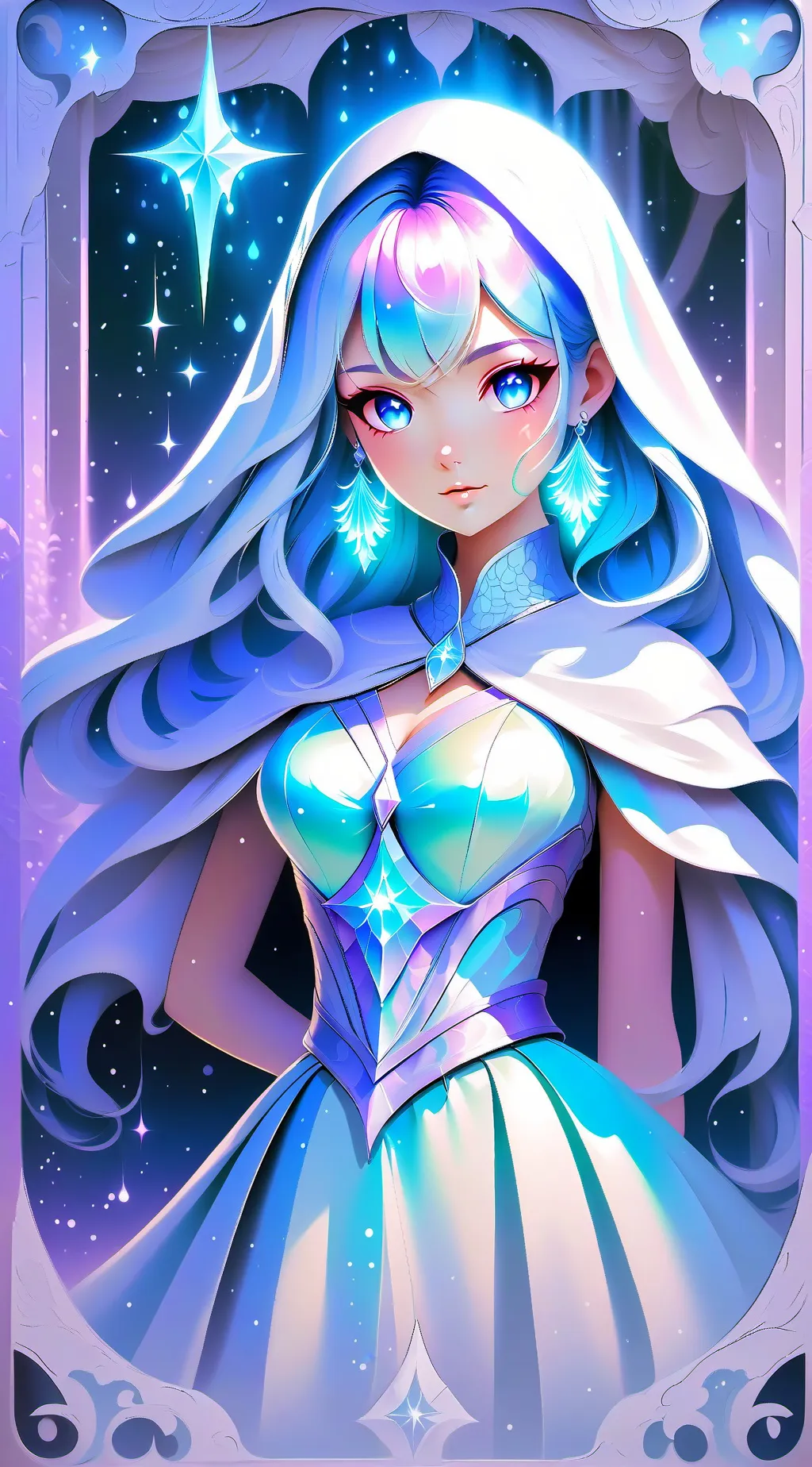 ai character: Луна background