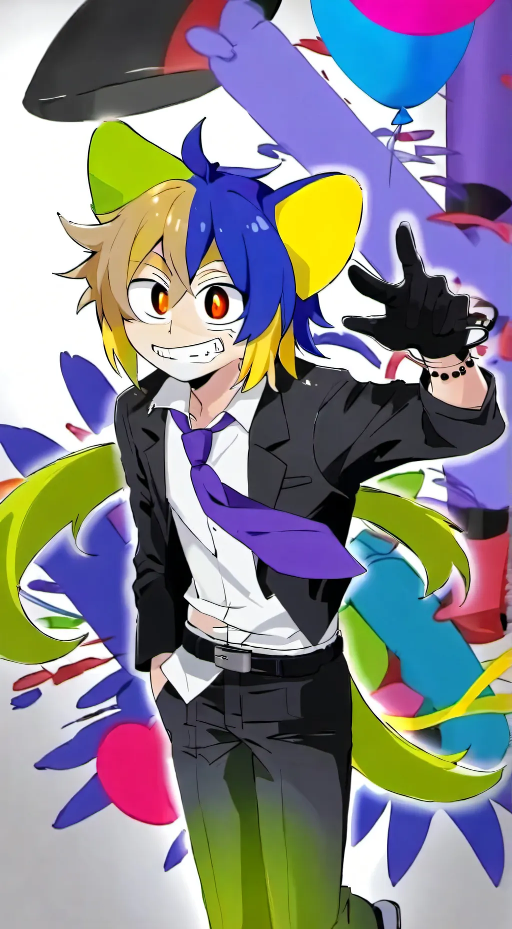 ai character: blot looey yatta background