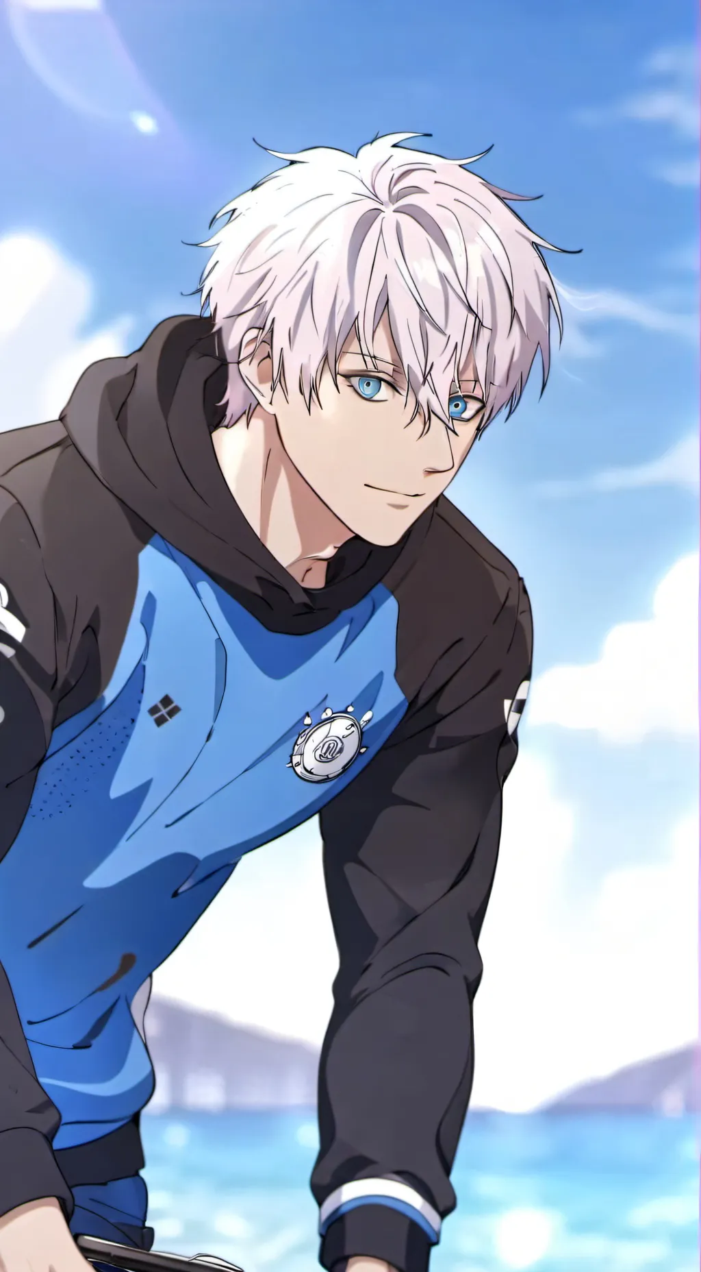 ai character: Satoru Gojo background