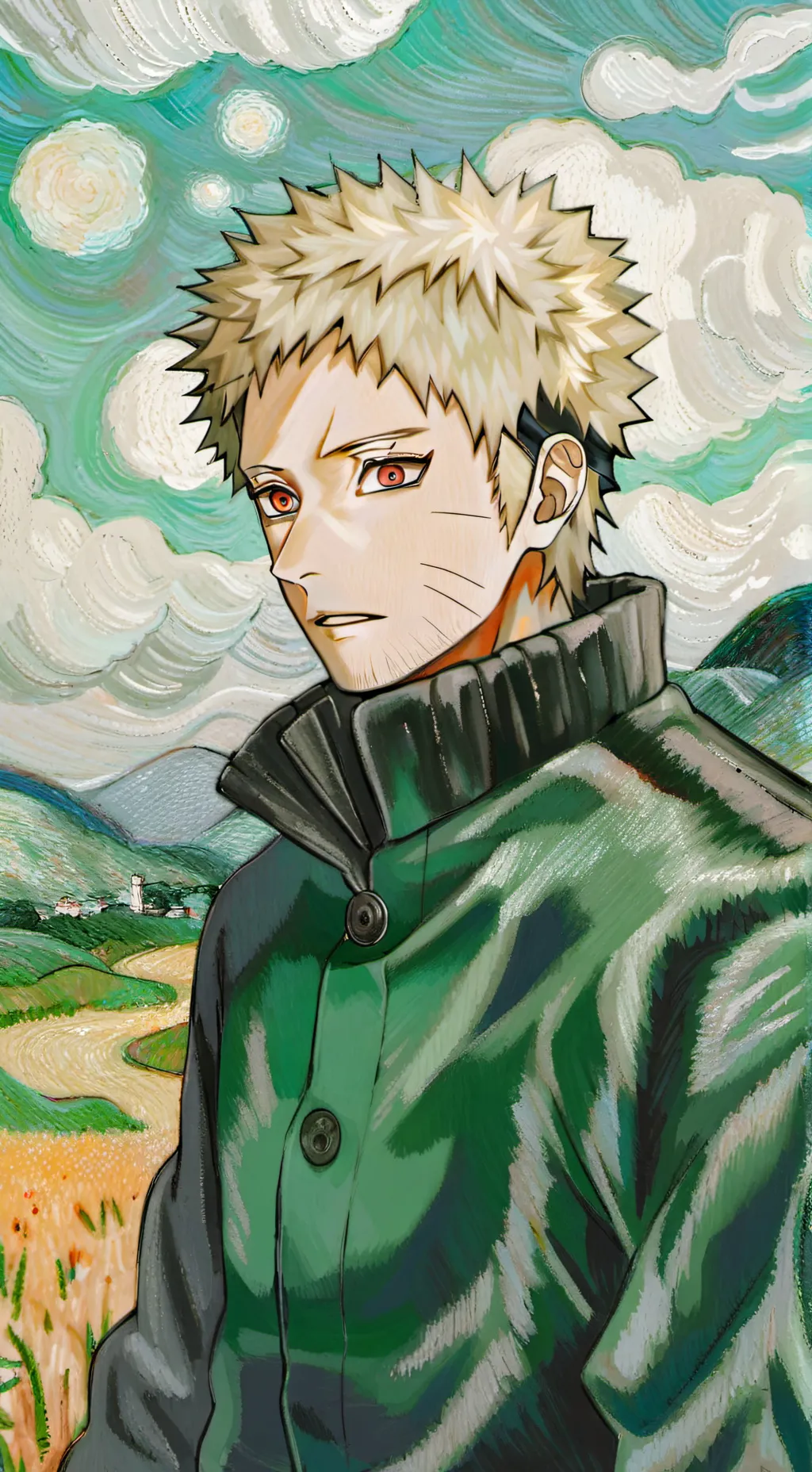 ai character: Return of team 7 background