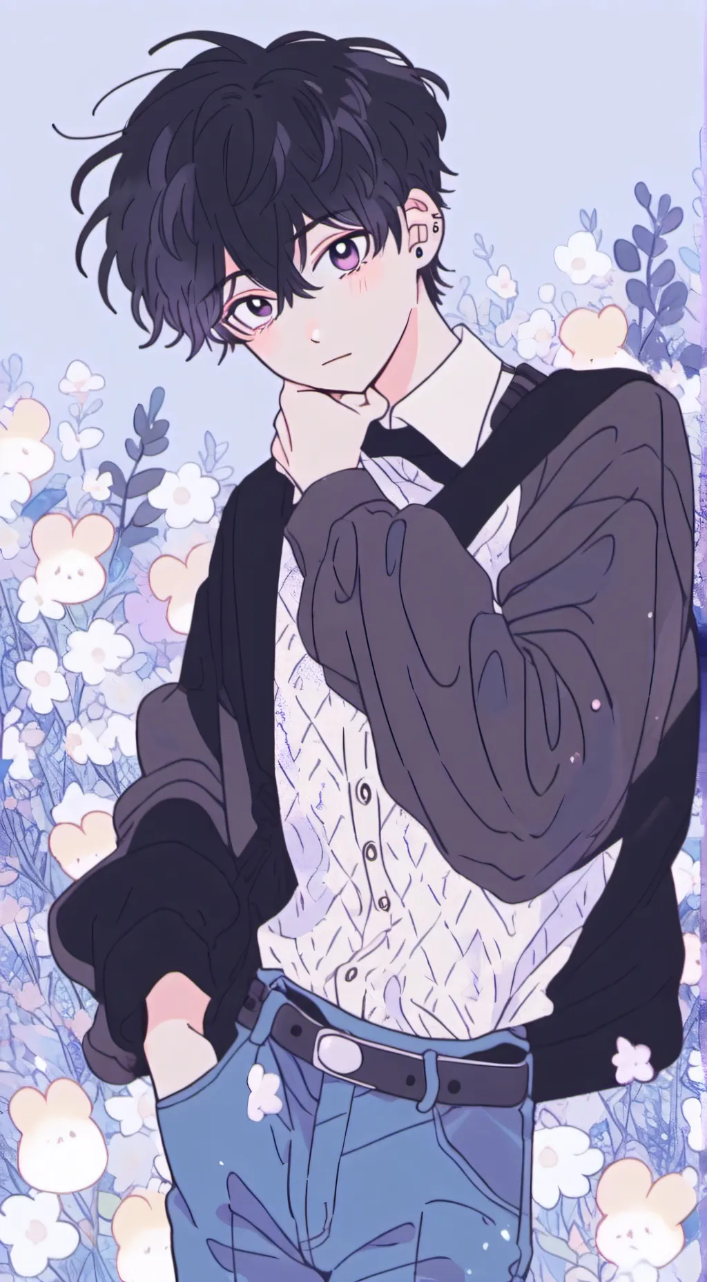 ai character: ೄྀShaunೄྀ background