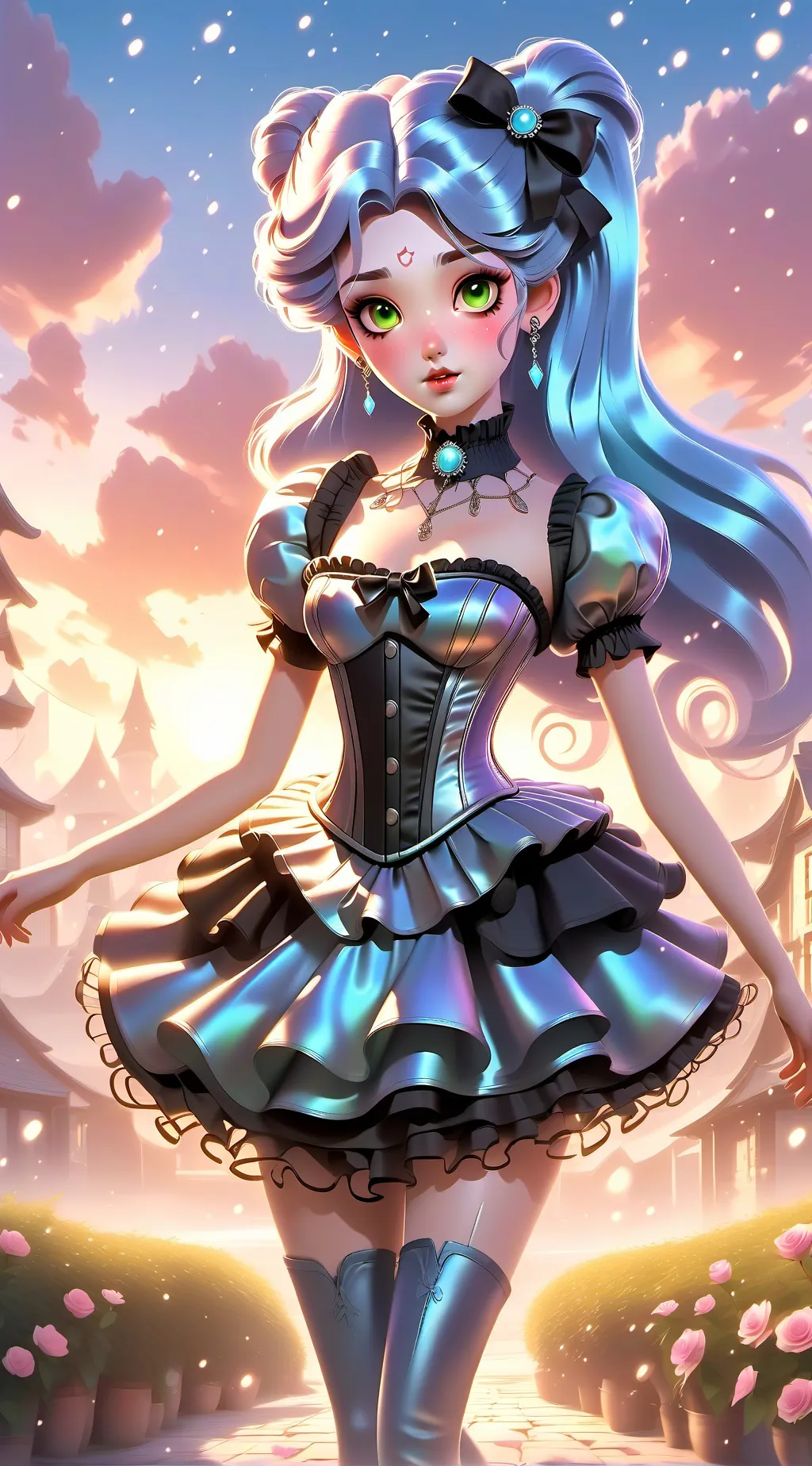 ai character: mha prom background