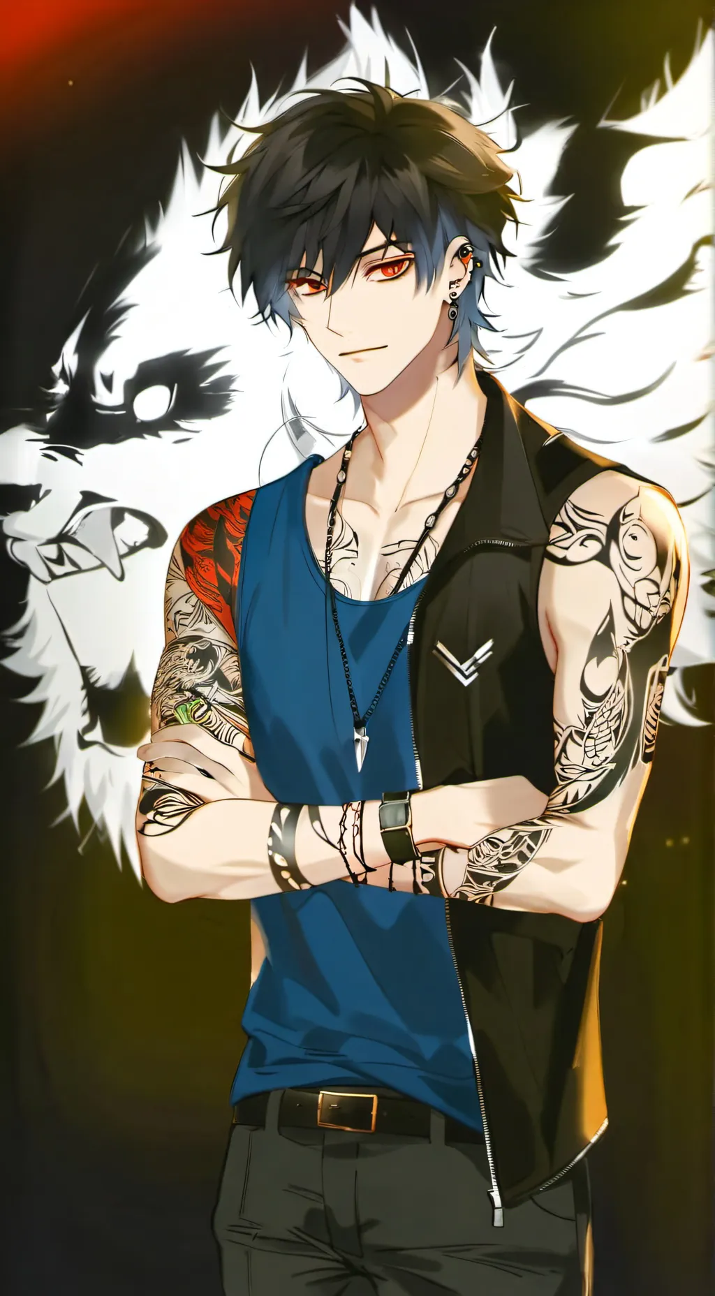ai character: Felix  background