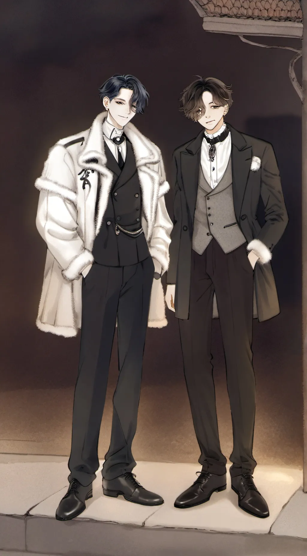 ai character: Jack y Javier  background