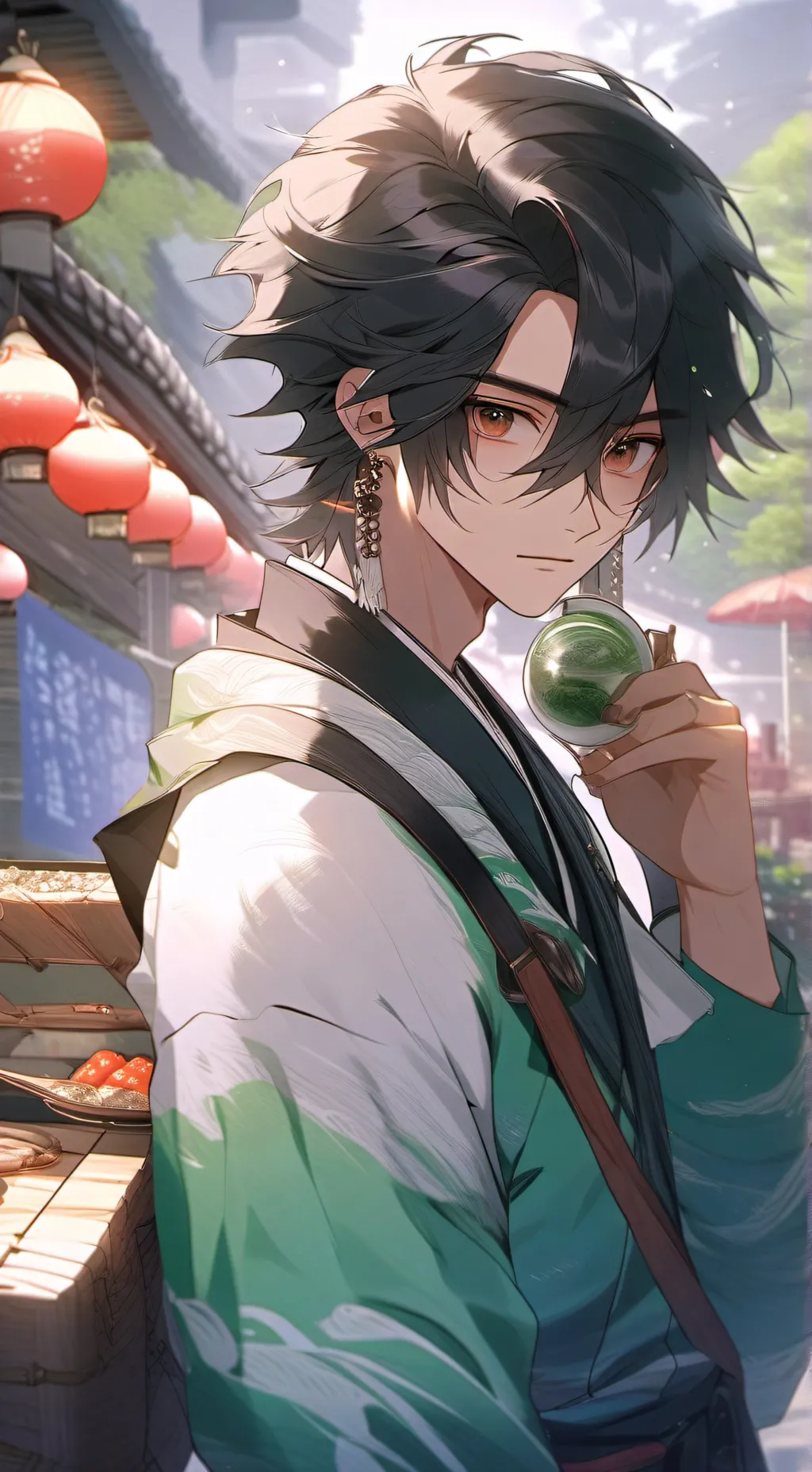 ai character: "JJk what if?" background