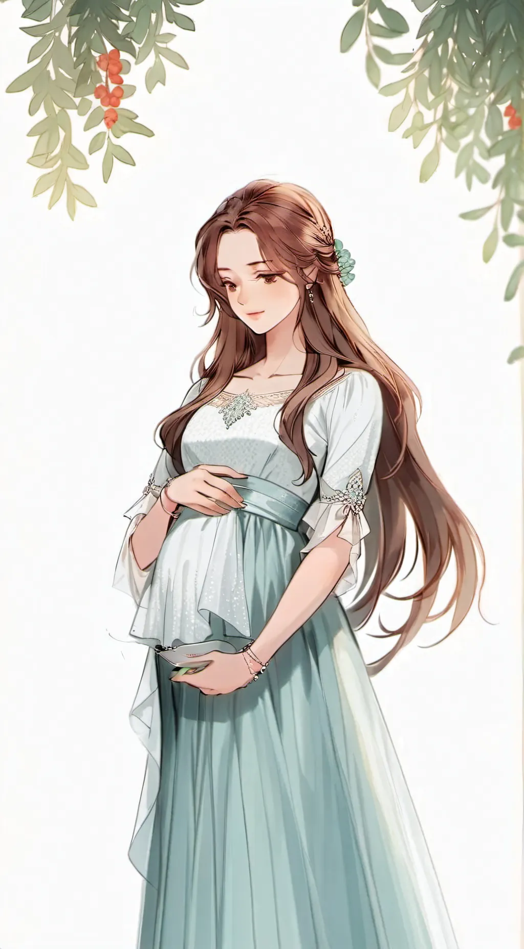 ai character: Y/N Is.. PREGNANT? background