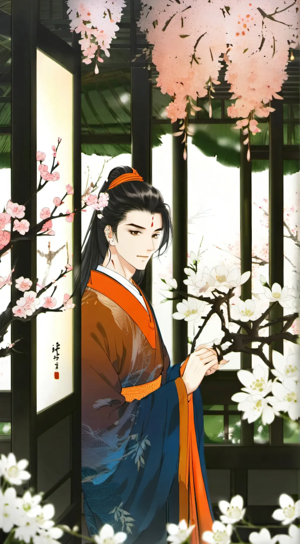 ai character: Kny road trip background