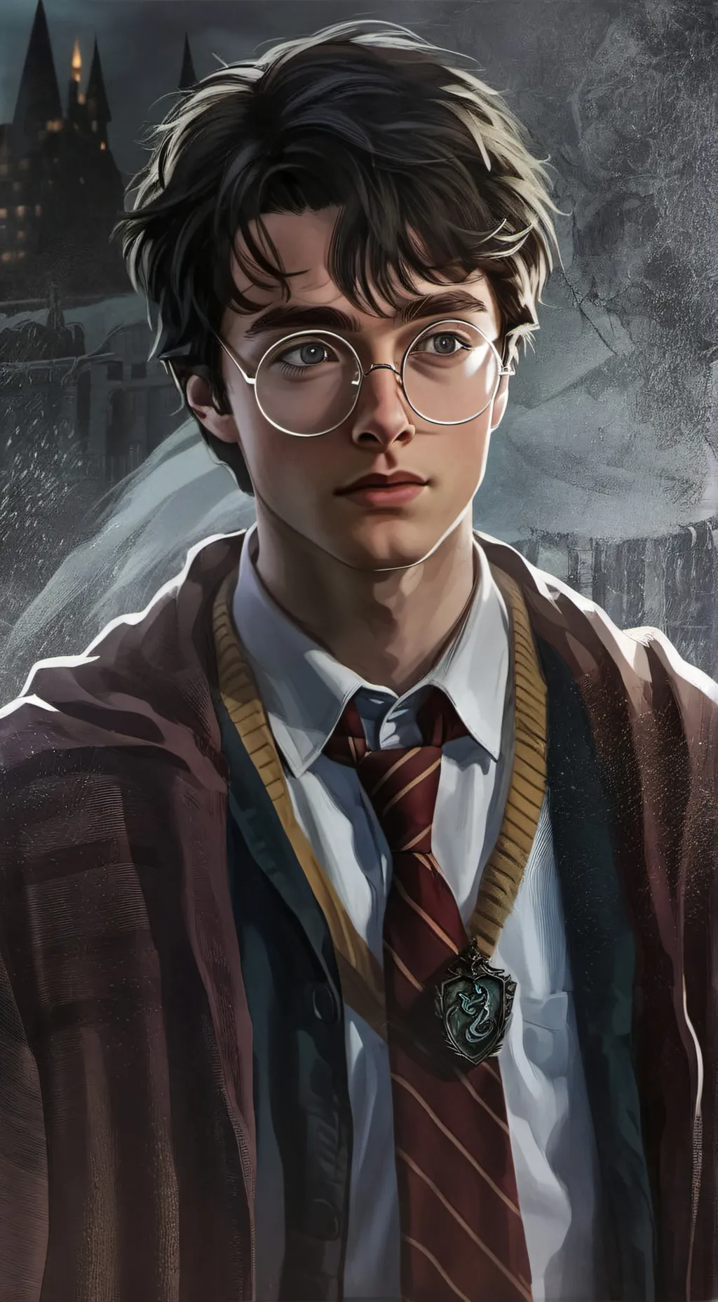 ai character: Alexander Clark  background