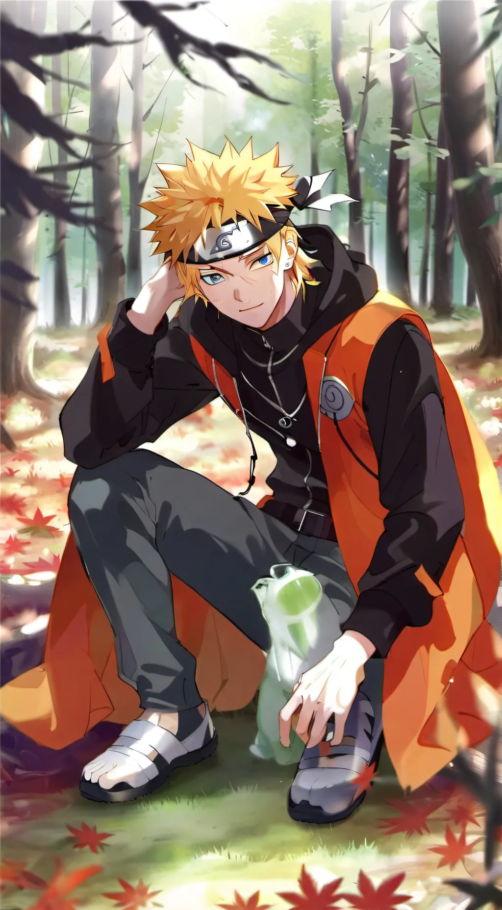 ai character: Naruto Sleepover  background