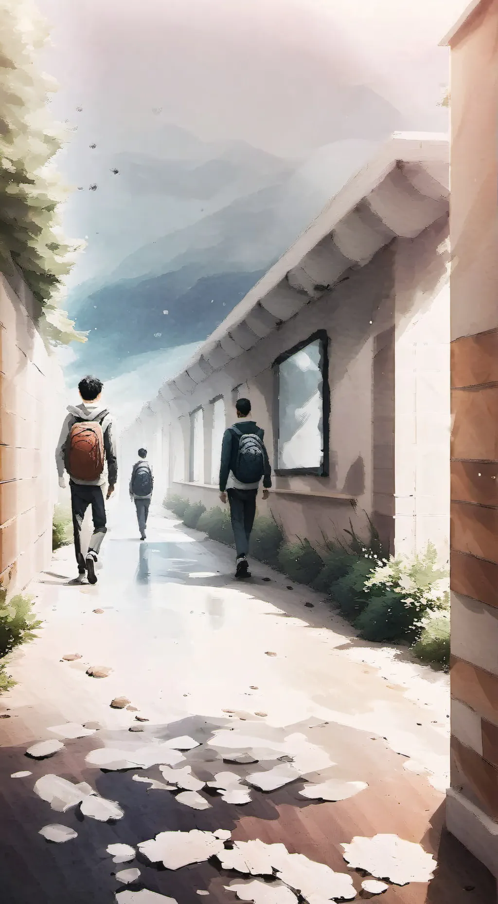 ai character: school  background