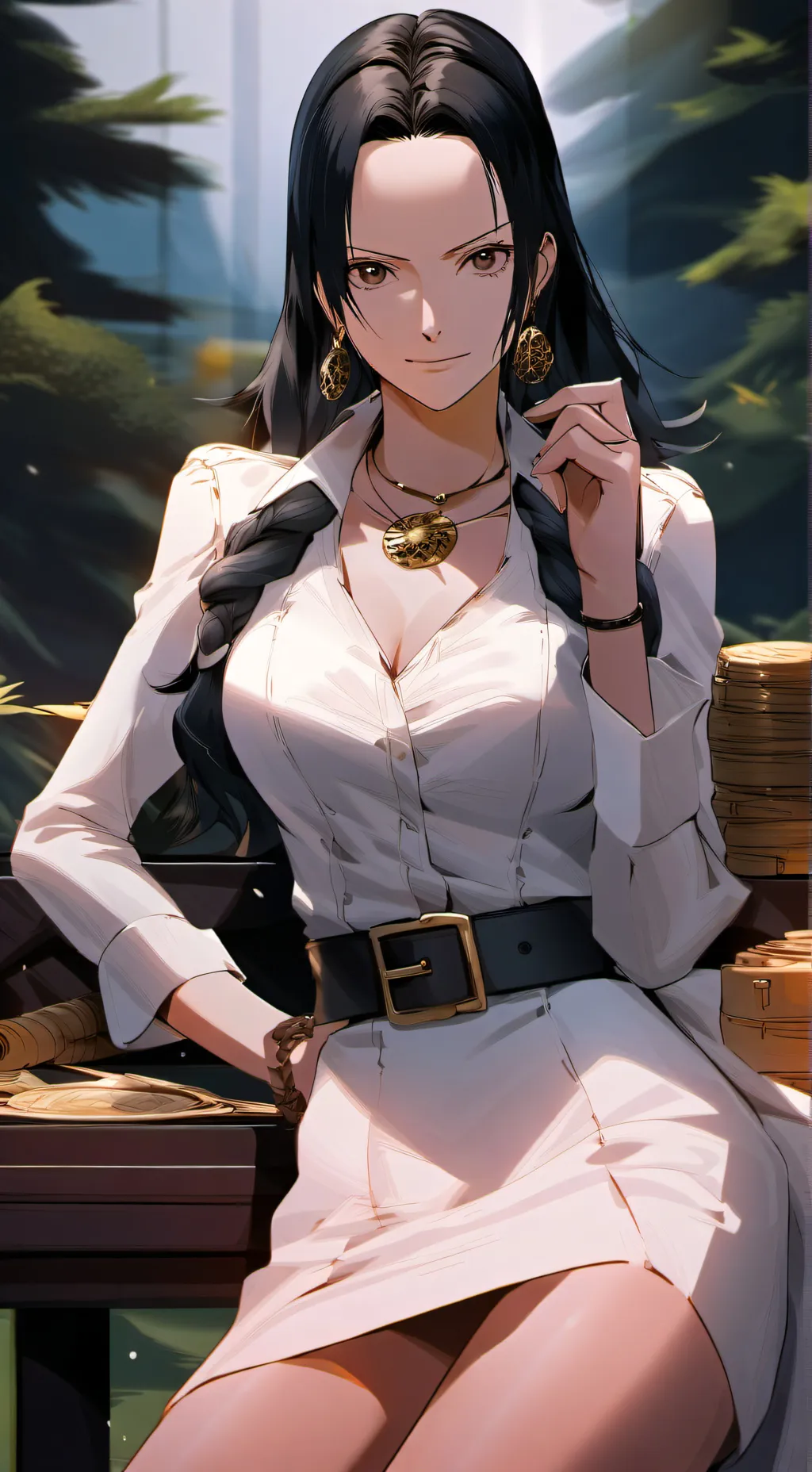 ai character: Nico Robin background