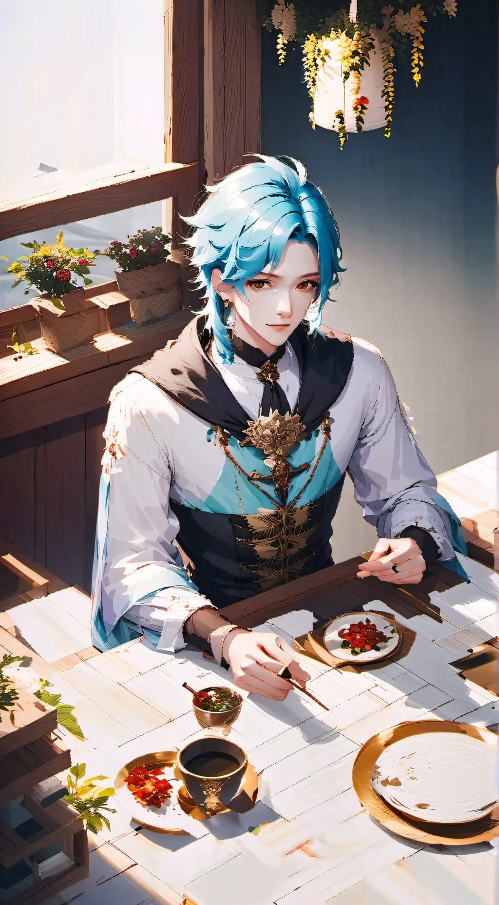 ai character: Prince Felix  background