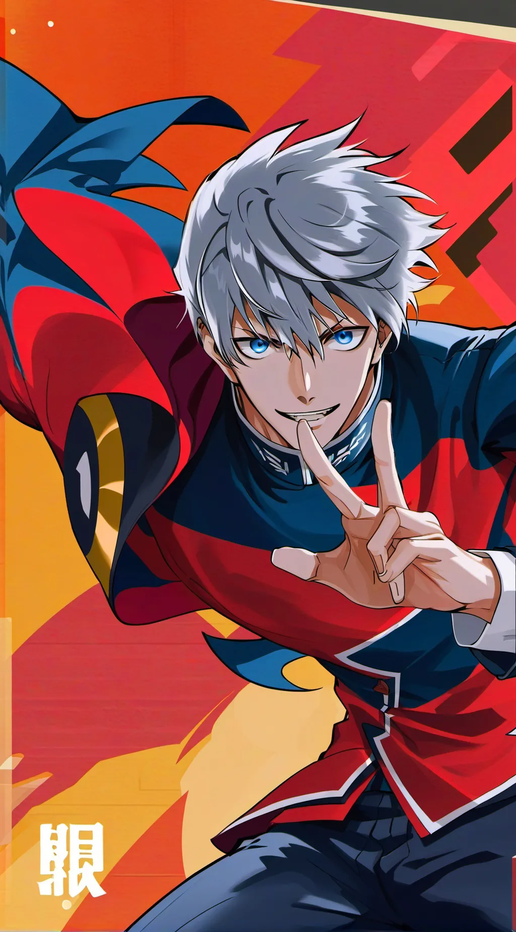ai character: Gojo Satoru background