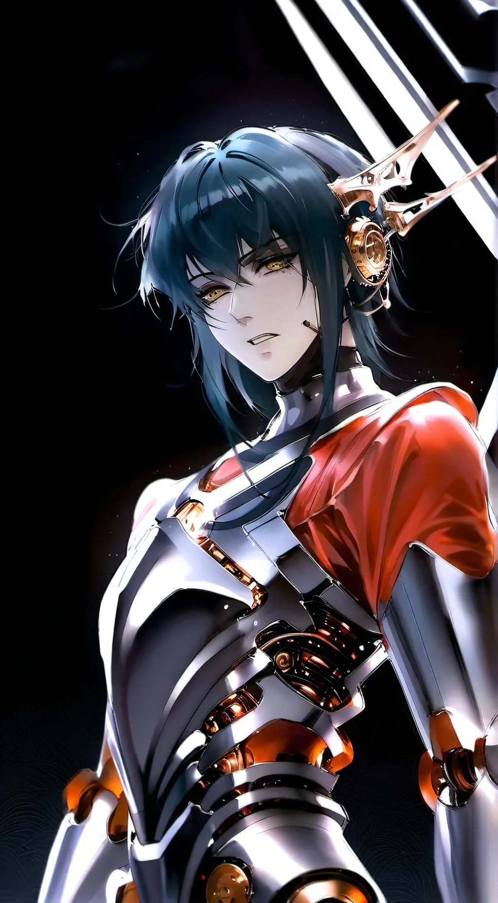 ai character: Demon au background