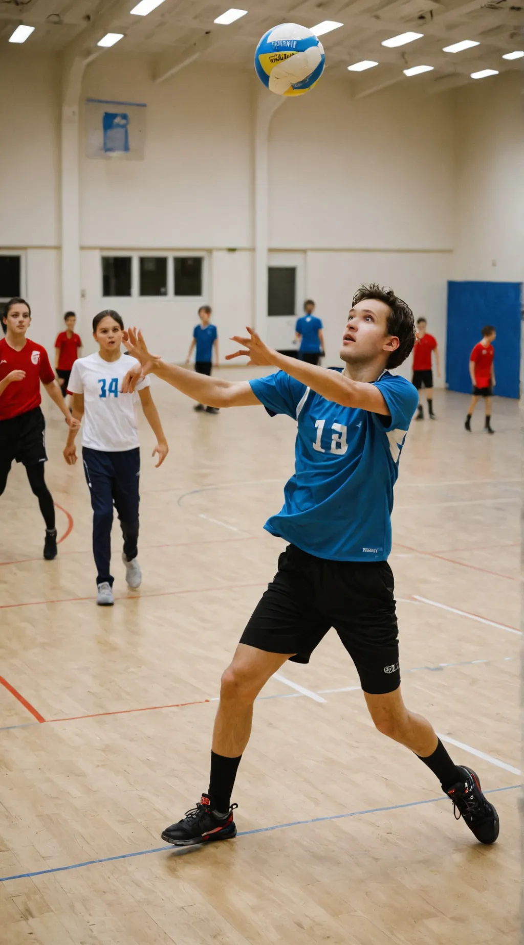 ai character: Sports School  background