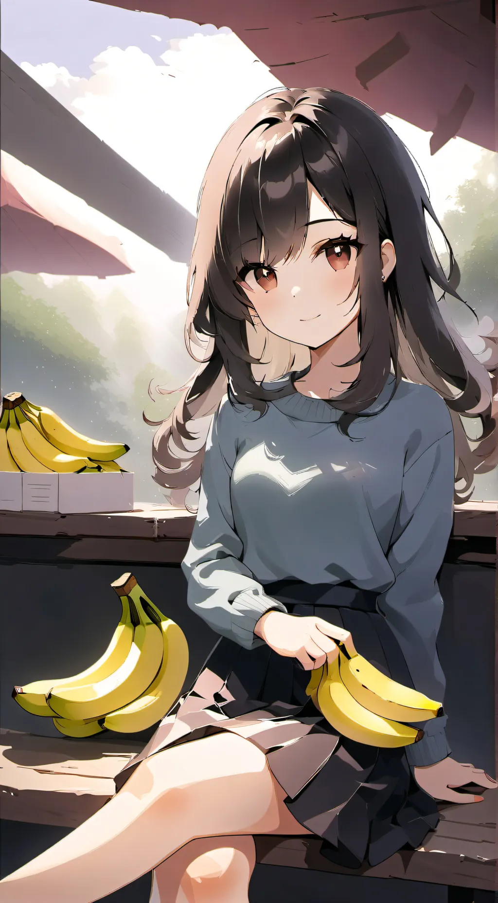 ai character: Hannah Banana background