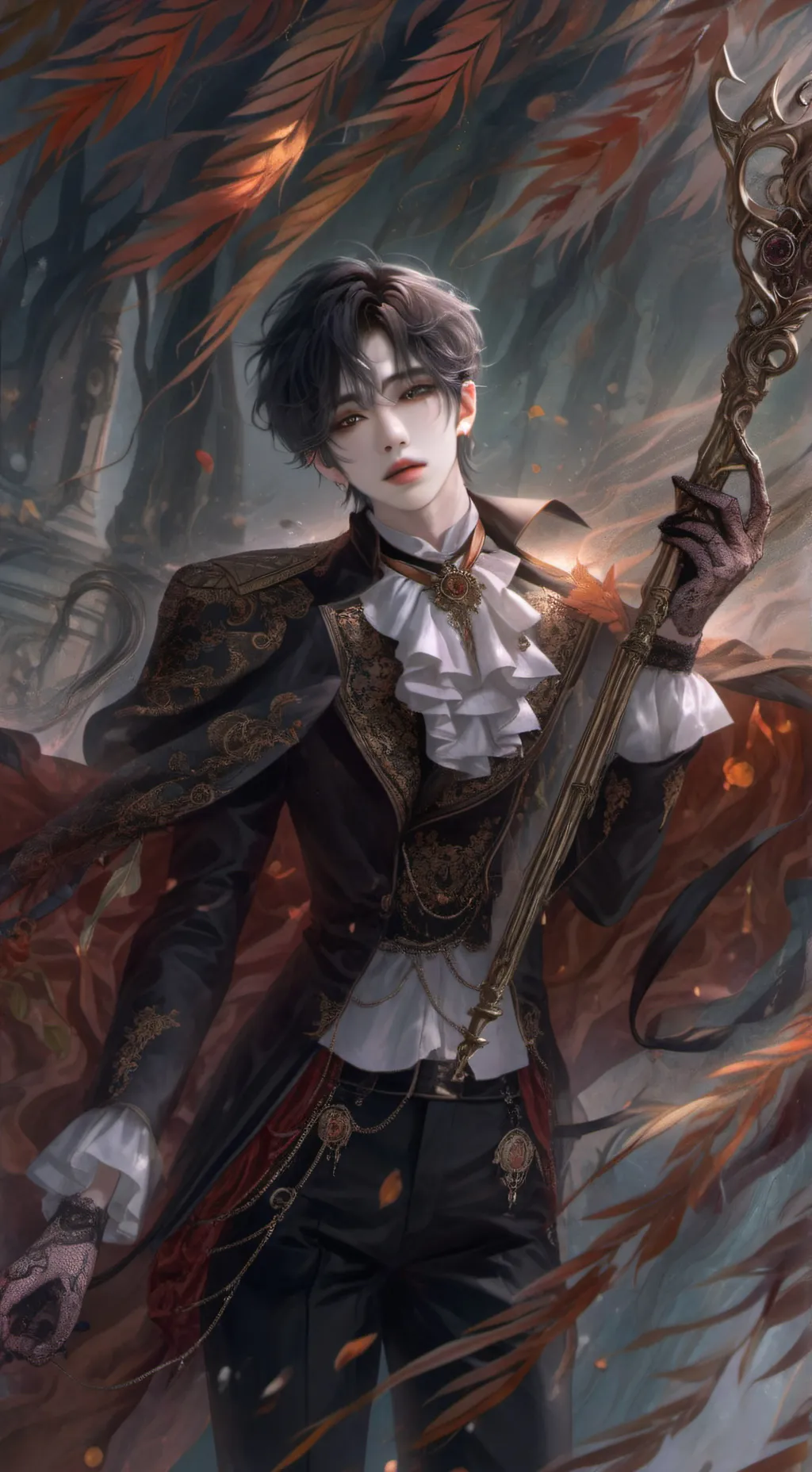 ai character: 😈 Léo 😈 background