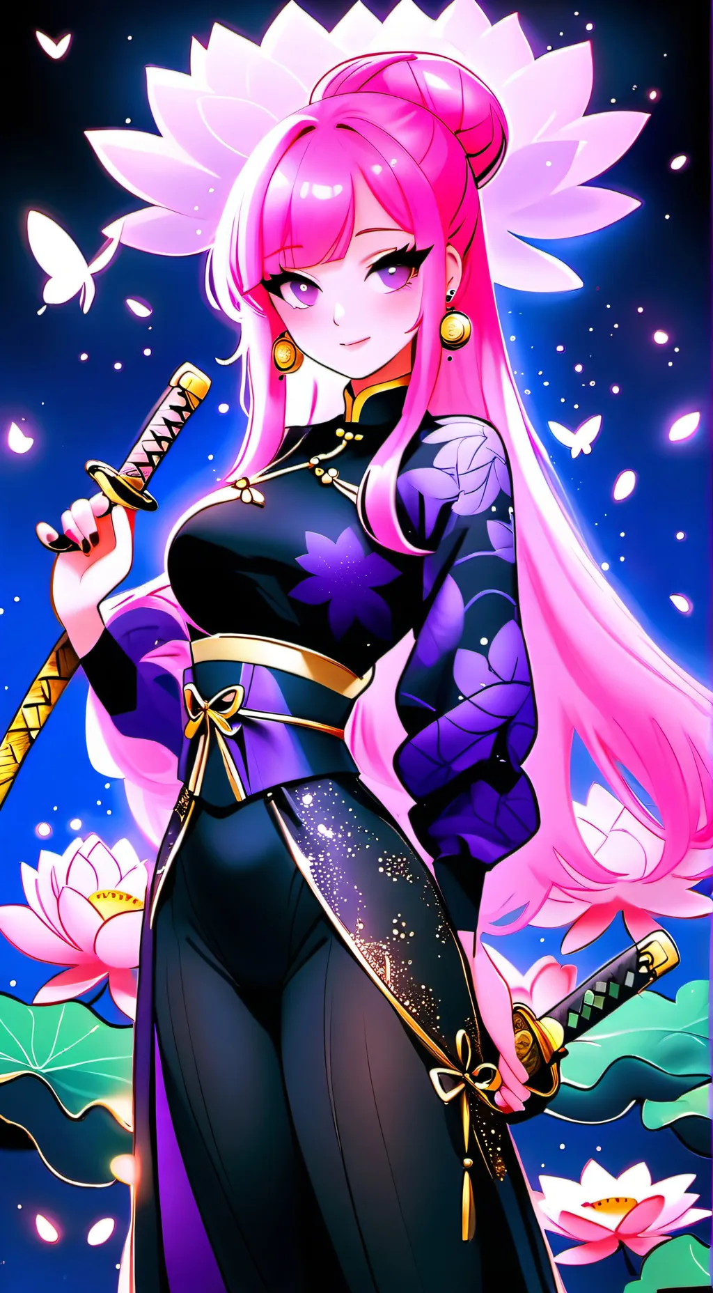 ai character: Lotus  background
