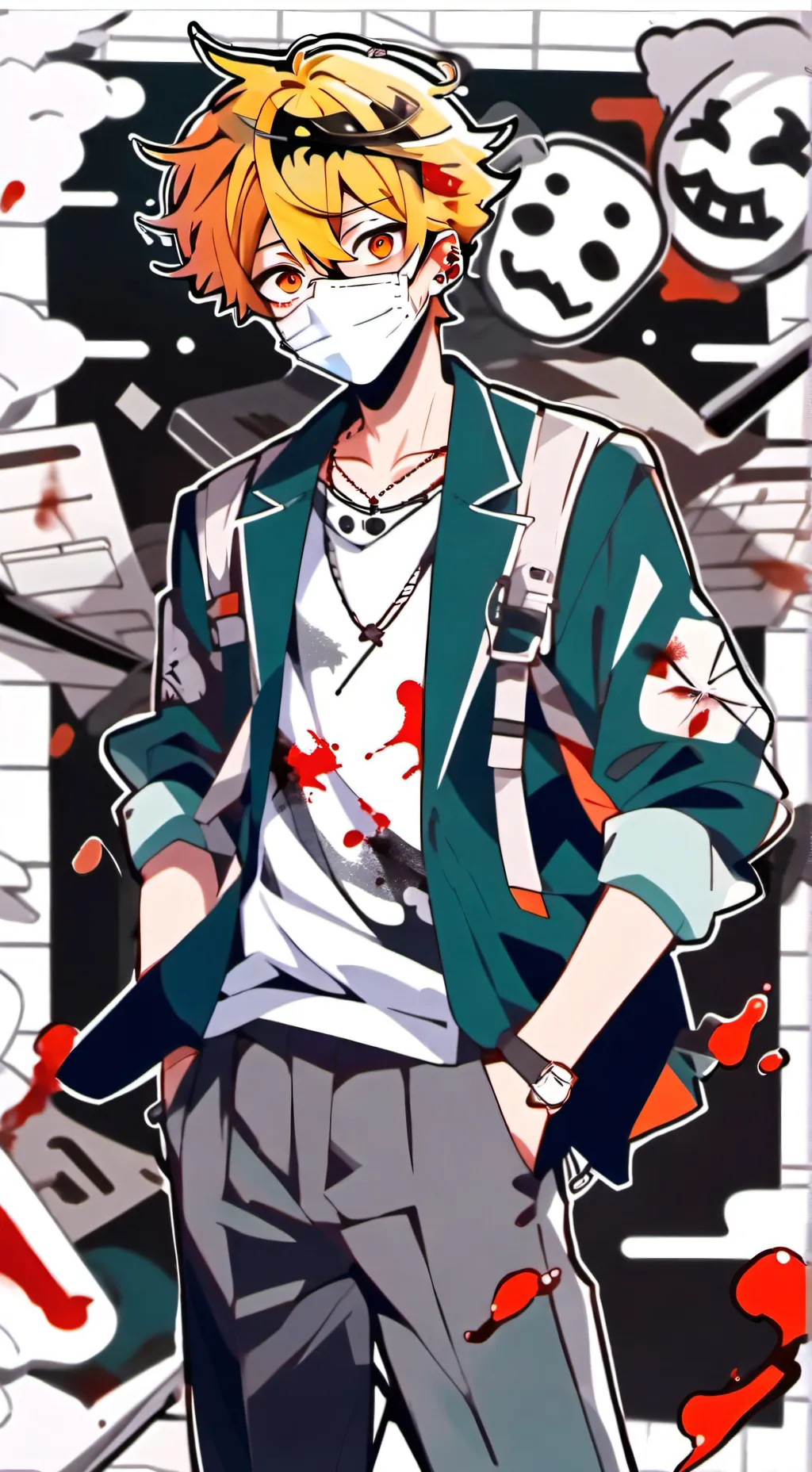 ai character: Oliver  background