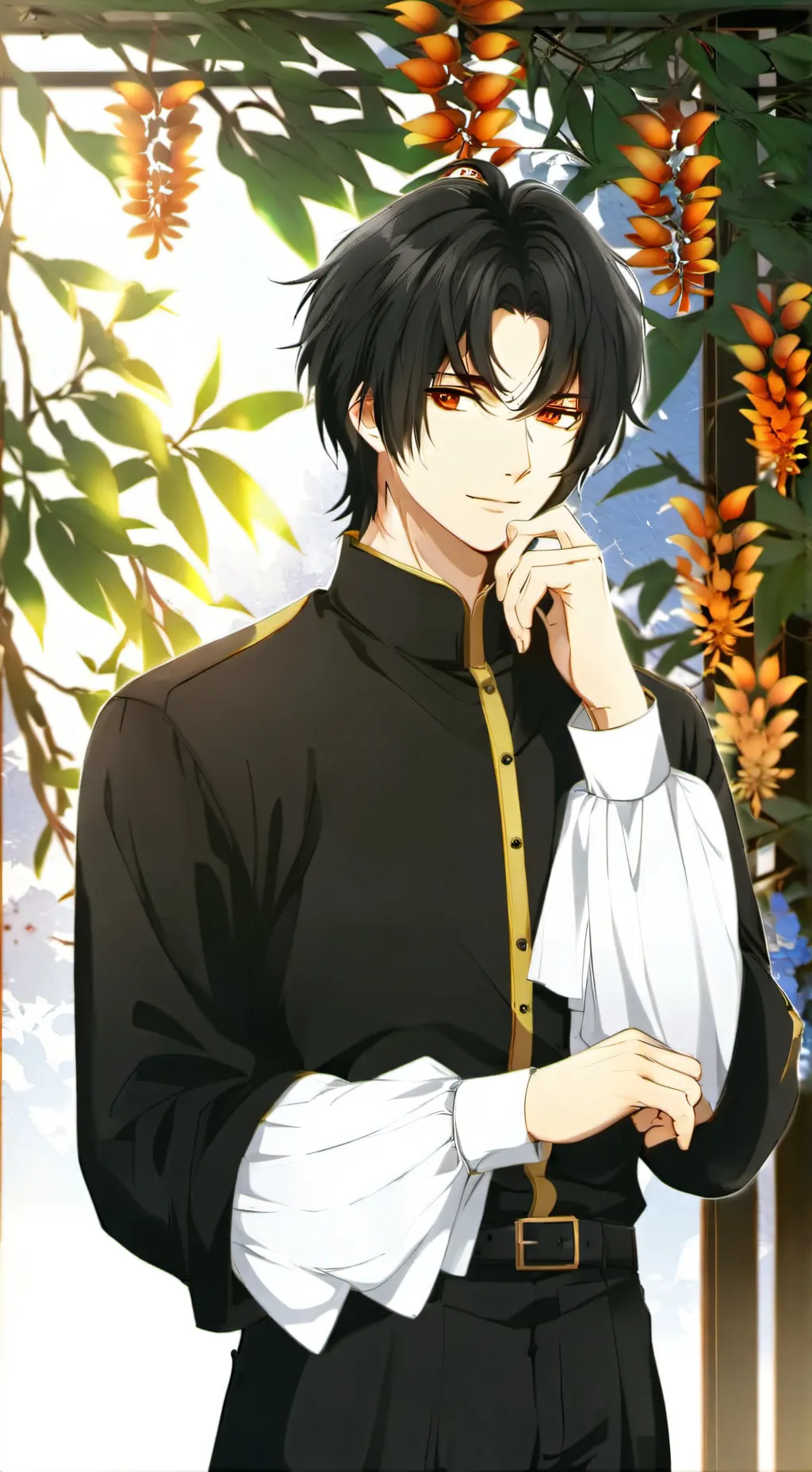ai character: Макс background