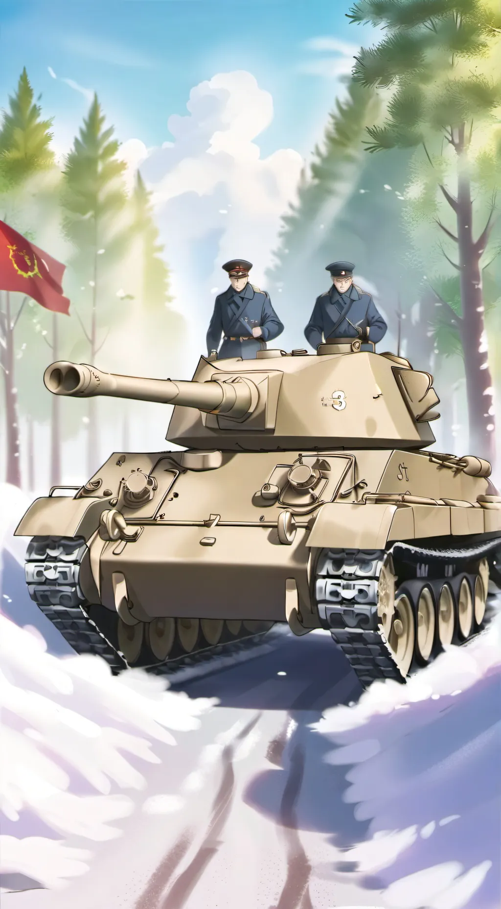 ai character: Tank Commander background