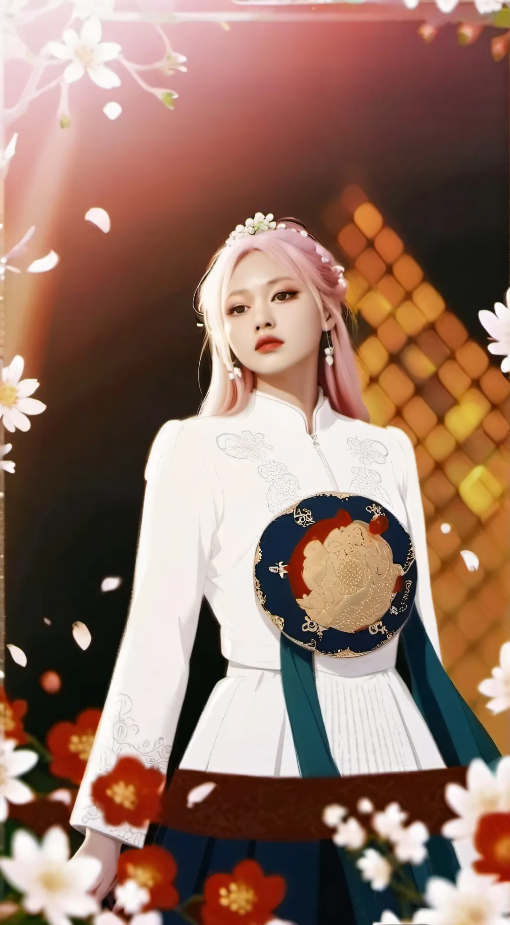 ai character: Rosie/Rosé background