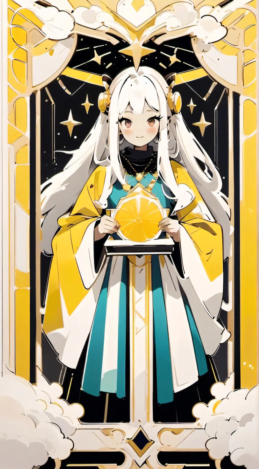 ai character: angel background