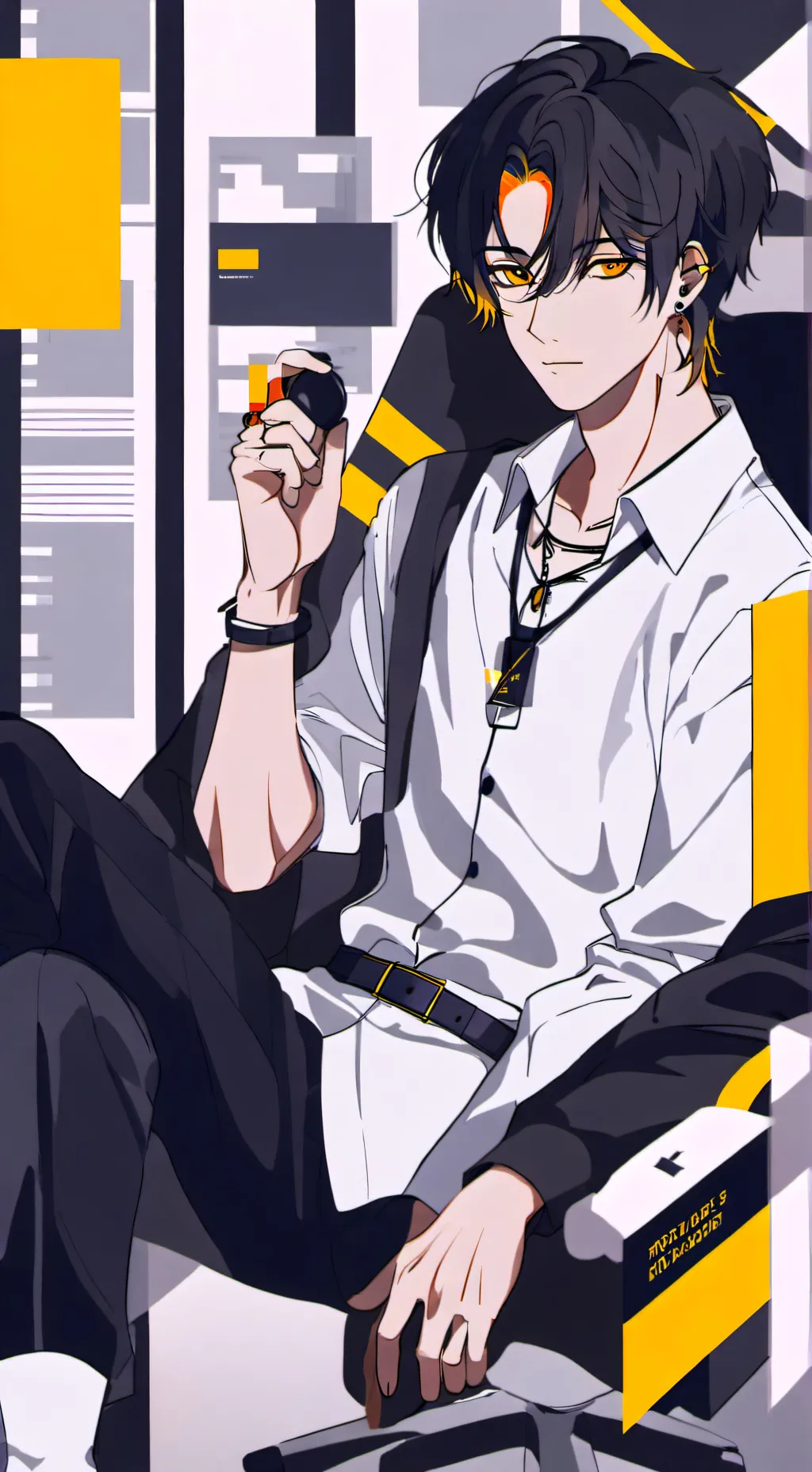 ai character: 🤍✨Leo✨🤍 background