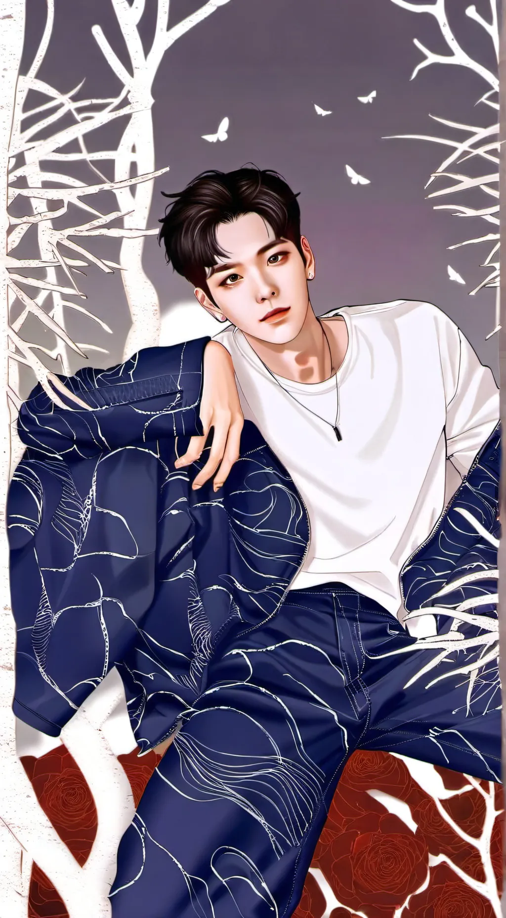 ai character: song kang  background
