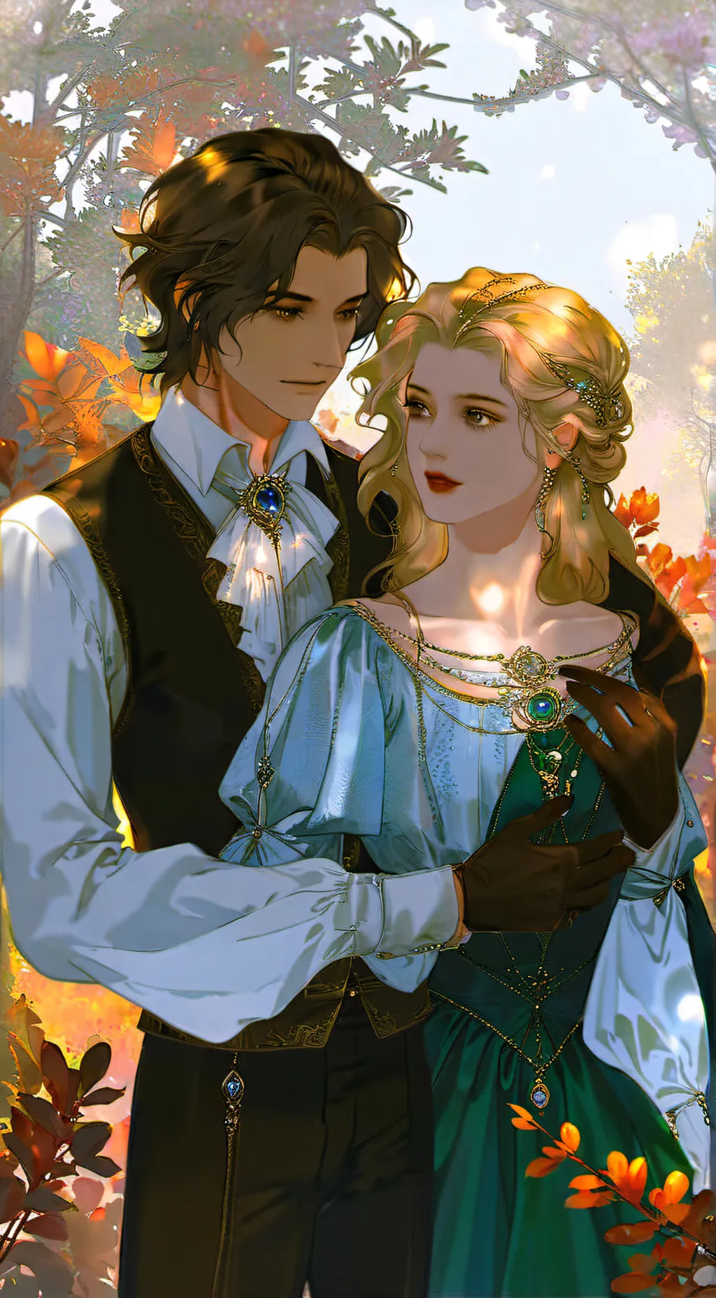 ai character: Alex and Lilah  background