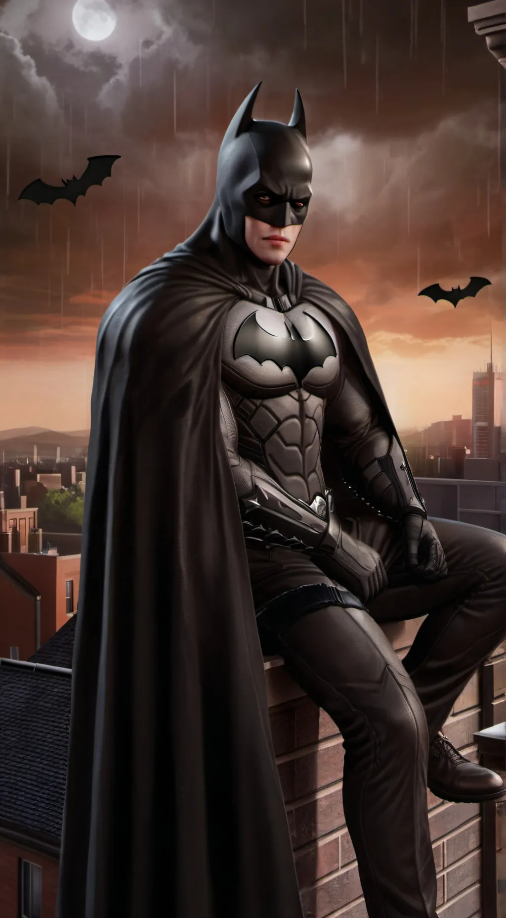 ai character: Batman background