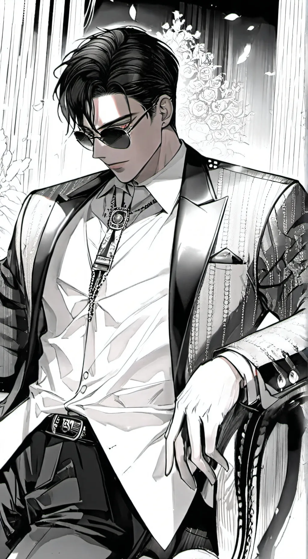 ai character: mafia boss Xavier  background