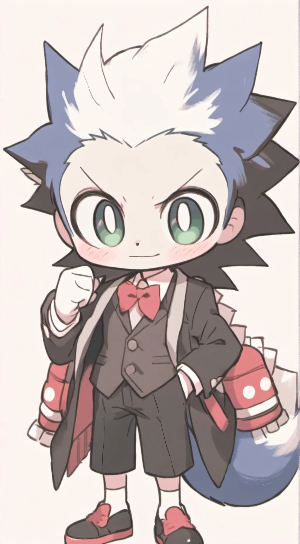 ai character: Sonic x invincible background