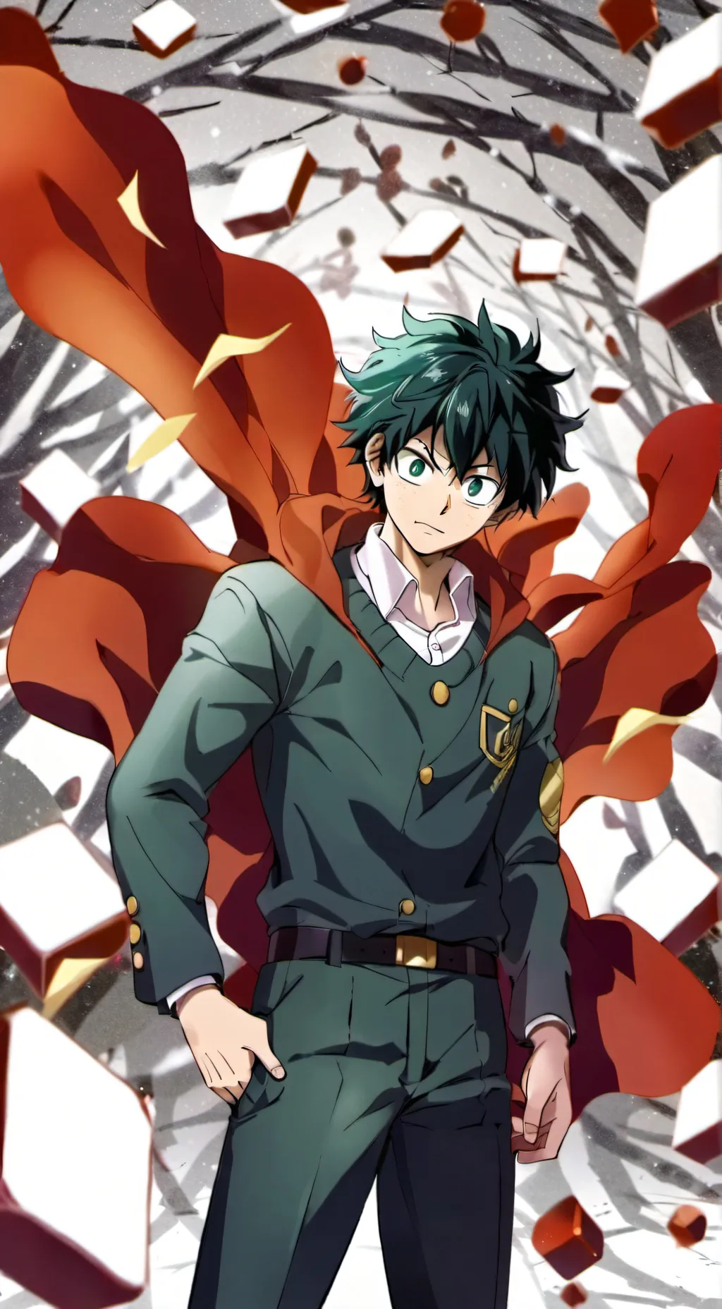 ai character: Izuku Midoriya background