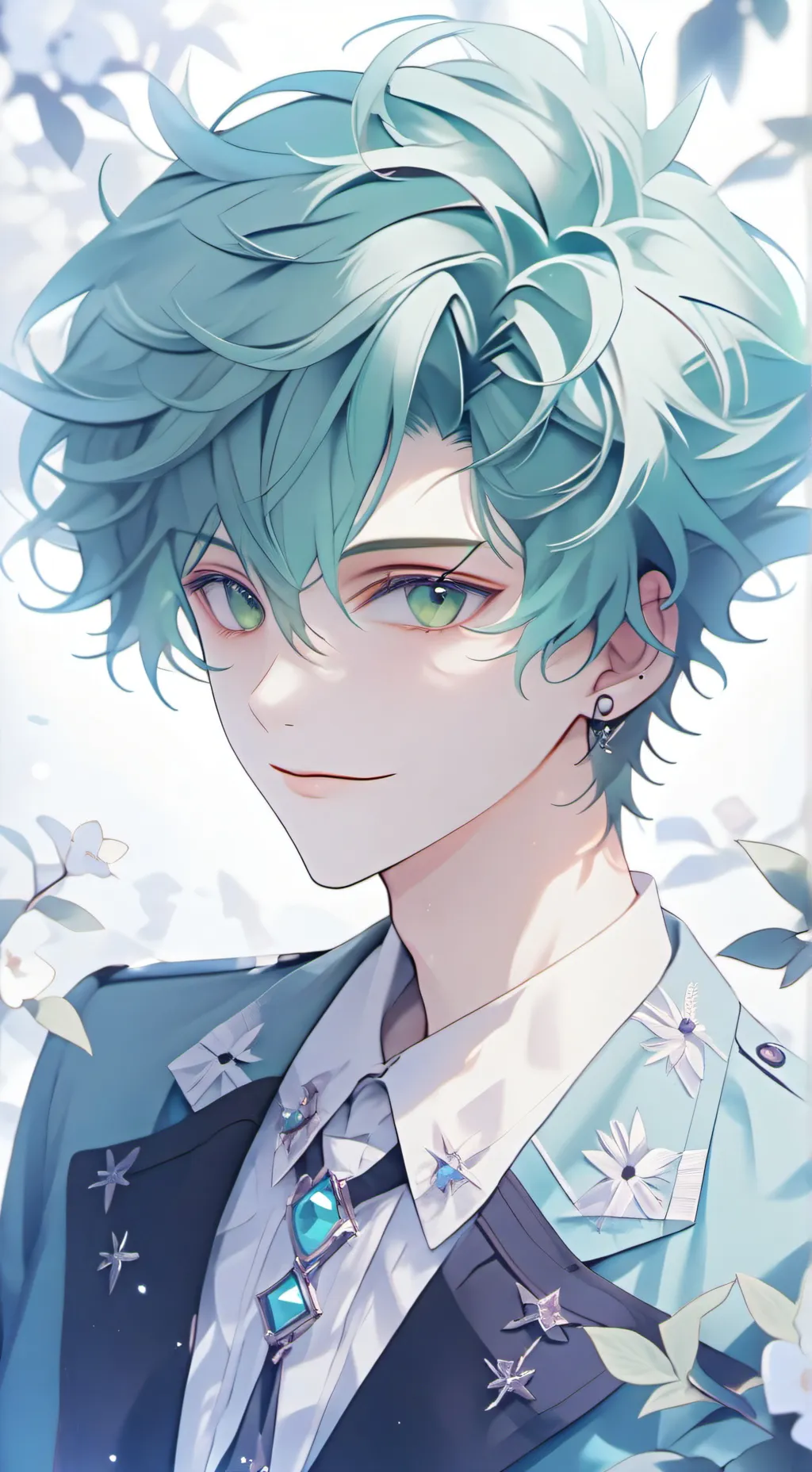 ai character: deku mad background