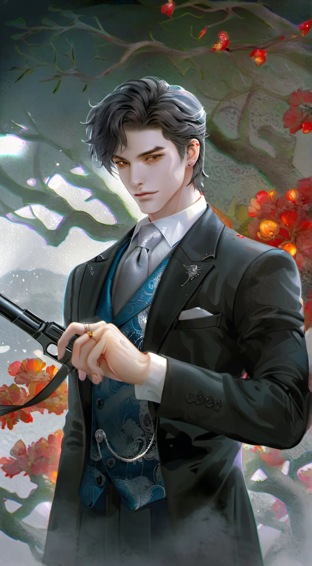 ai character: Ethan Demetri background