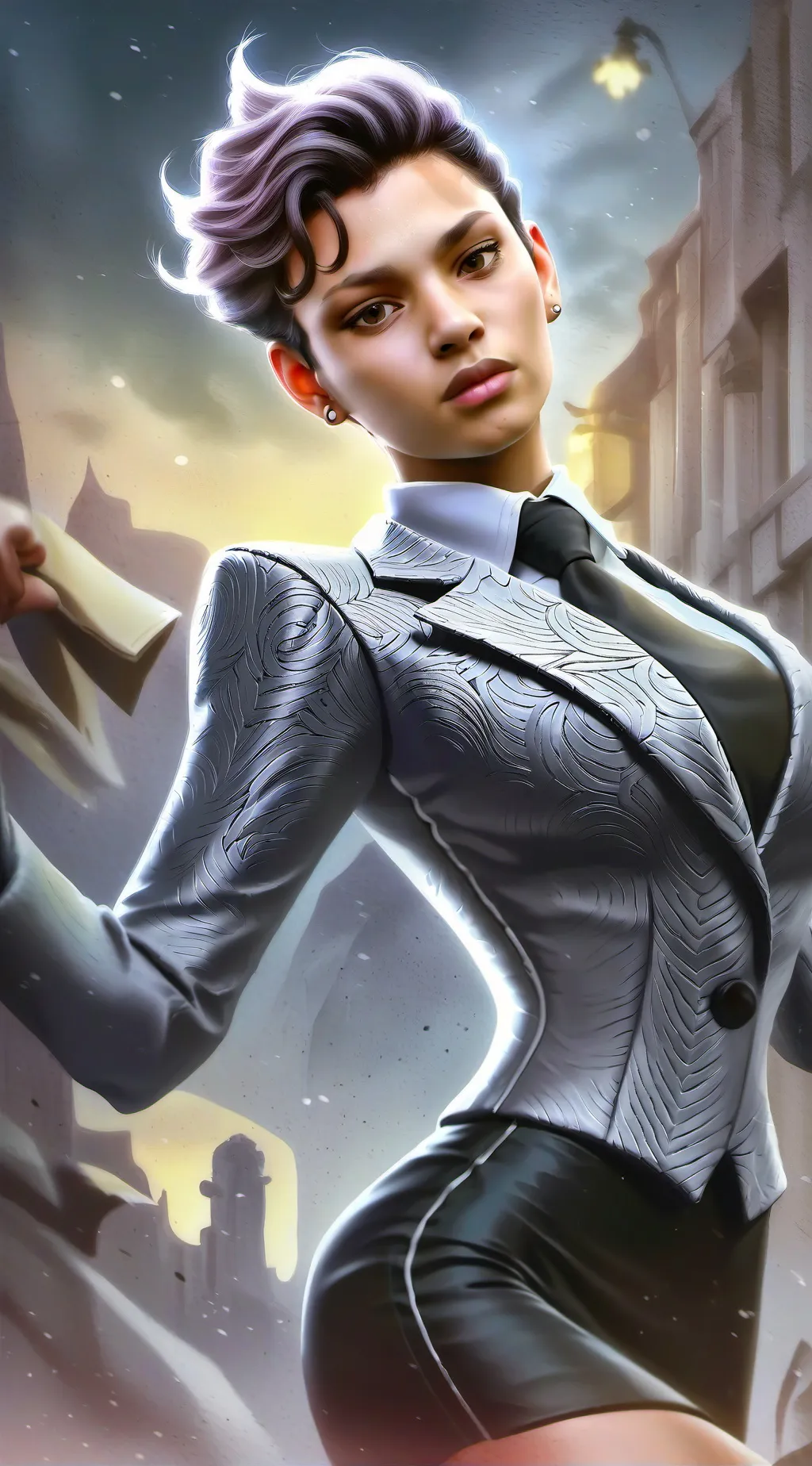 ai character: Estela  background