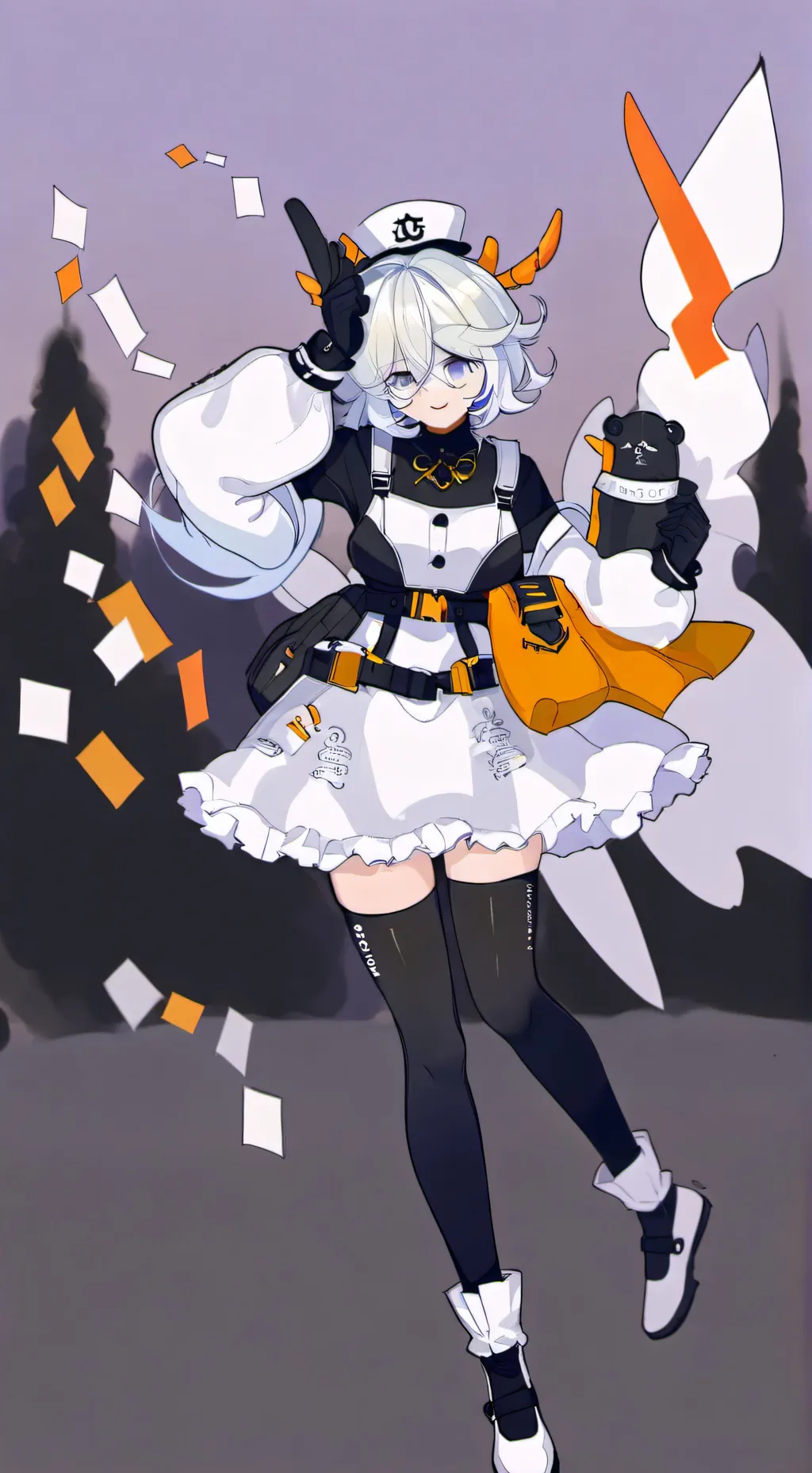 ai character: [][][][][][][][][] background