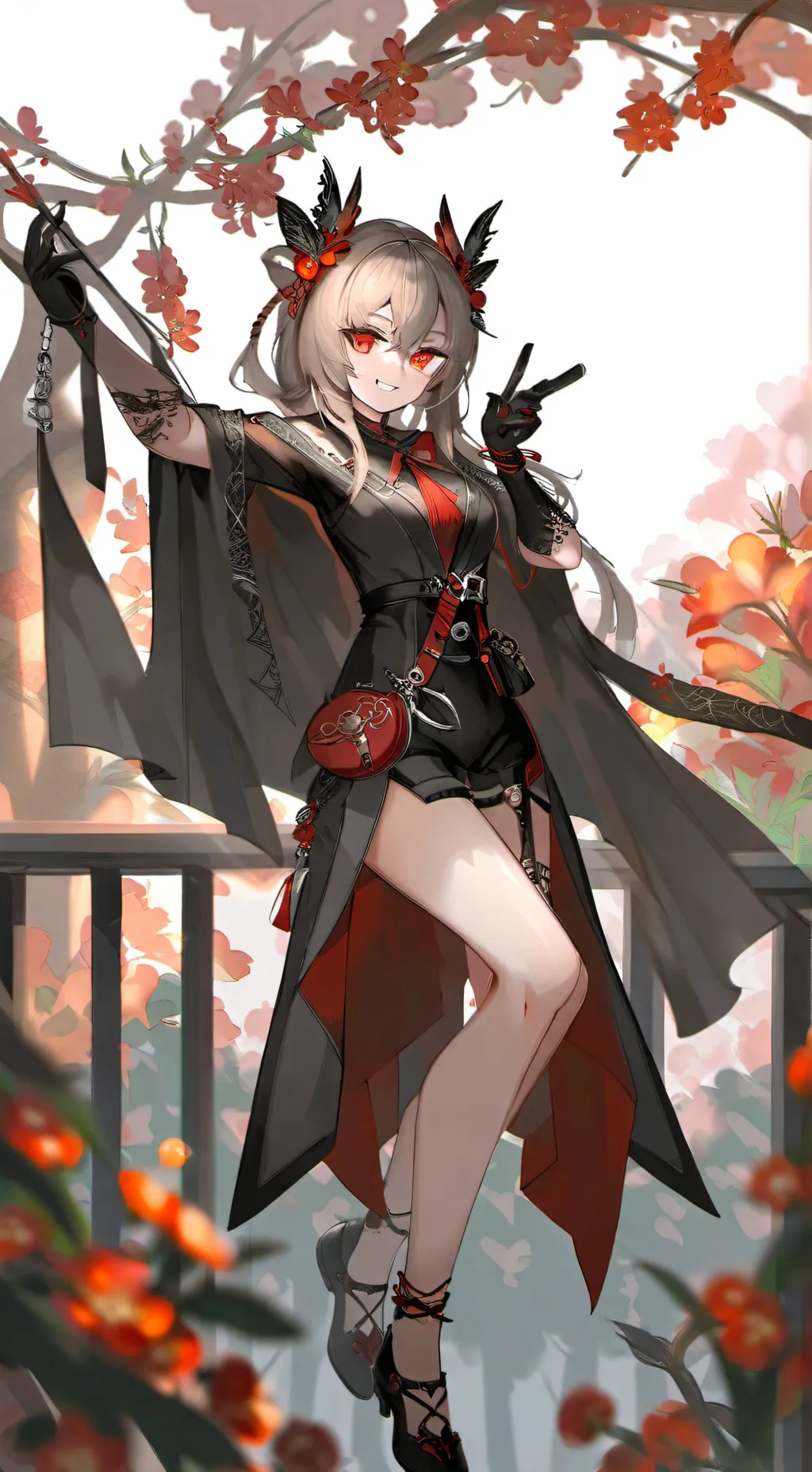 ai character: Ксюша  background