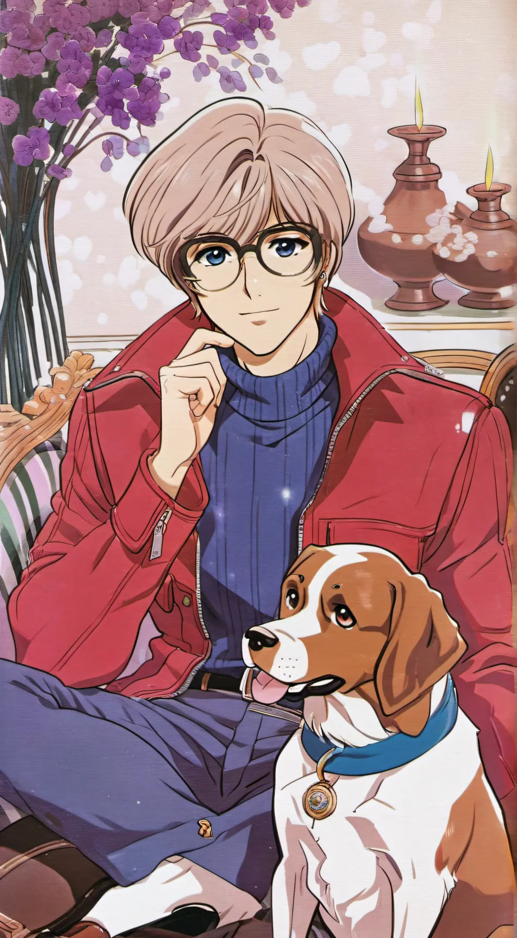 ai character: Dog Bob background