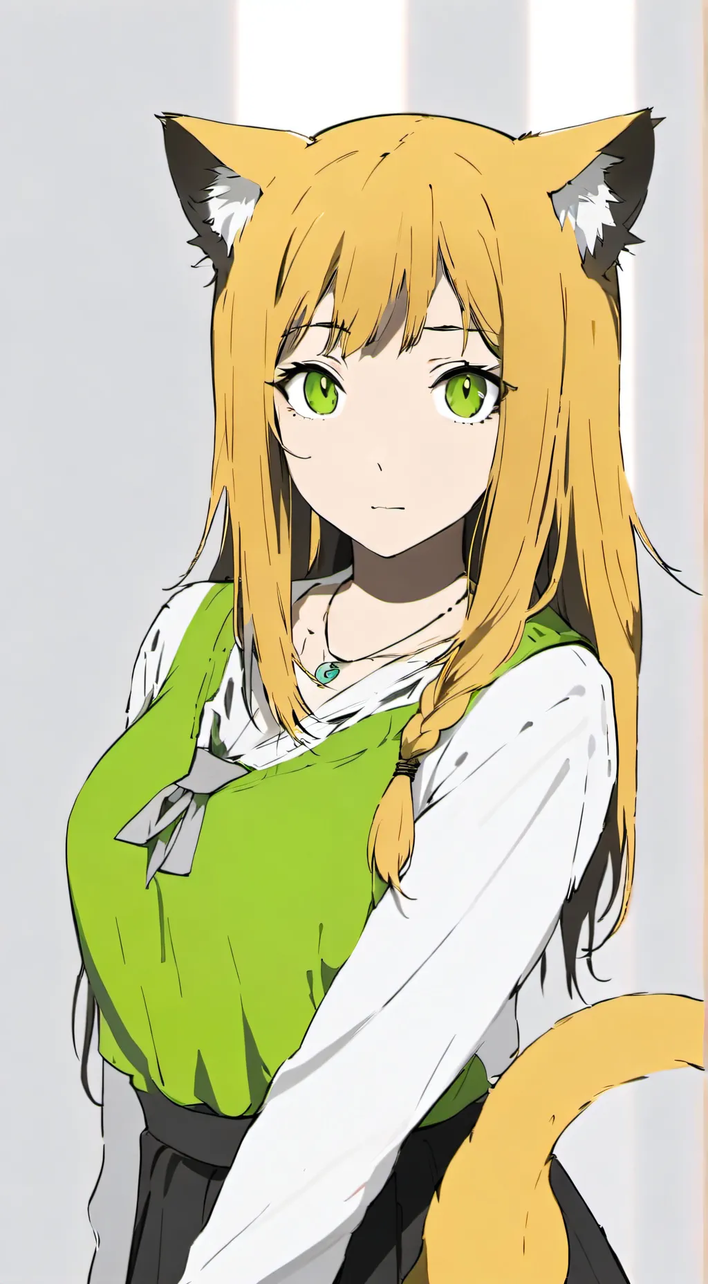 ai character: Kate the Catgirl Spirit background