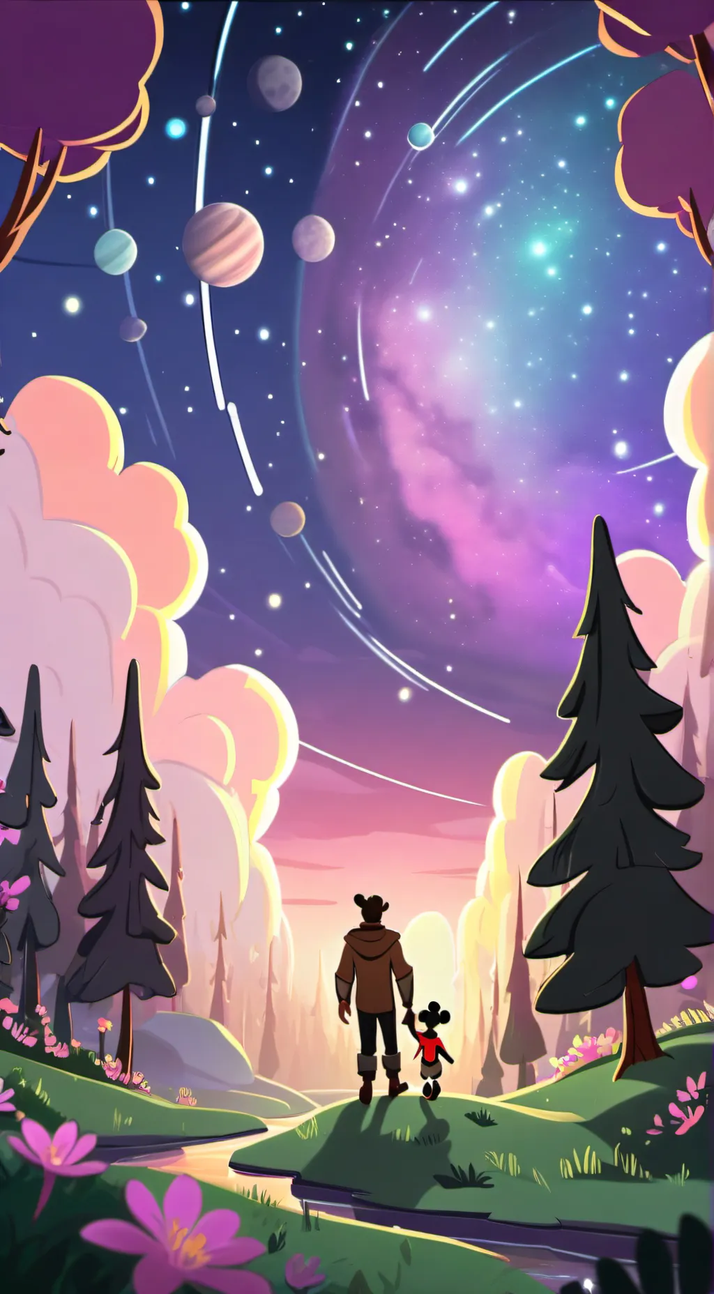 ai character: Pudding’s delight background