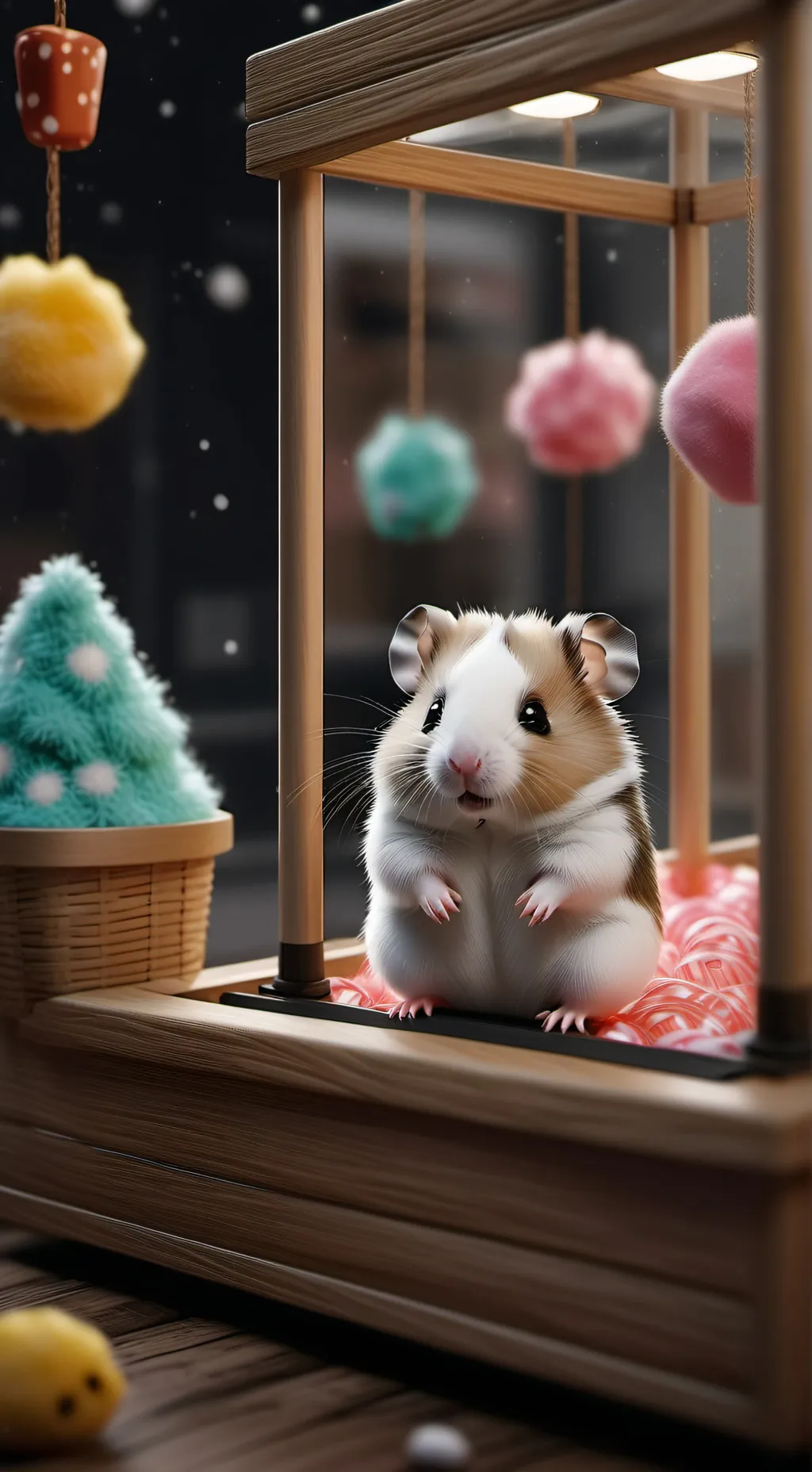 ai character: you are a hamster  background