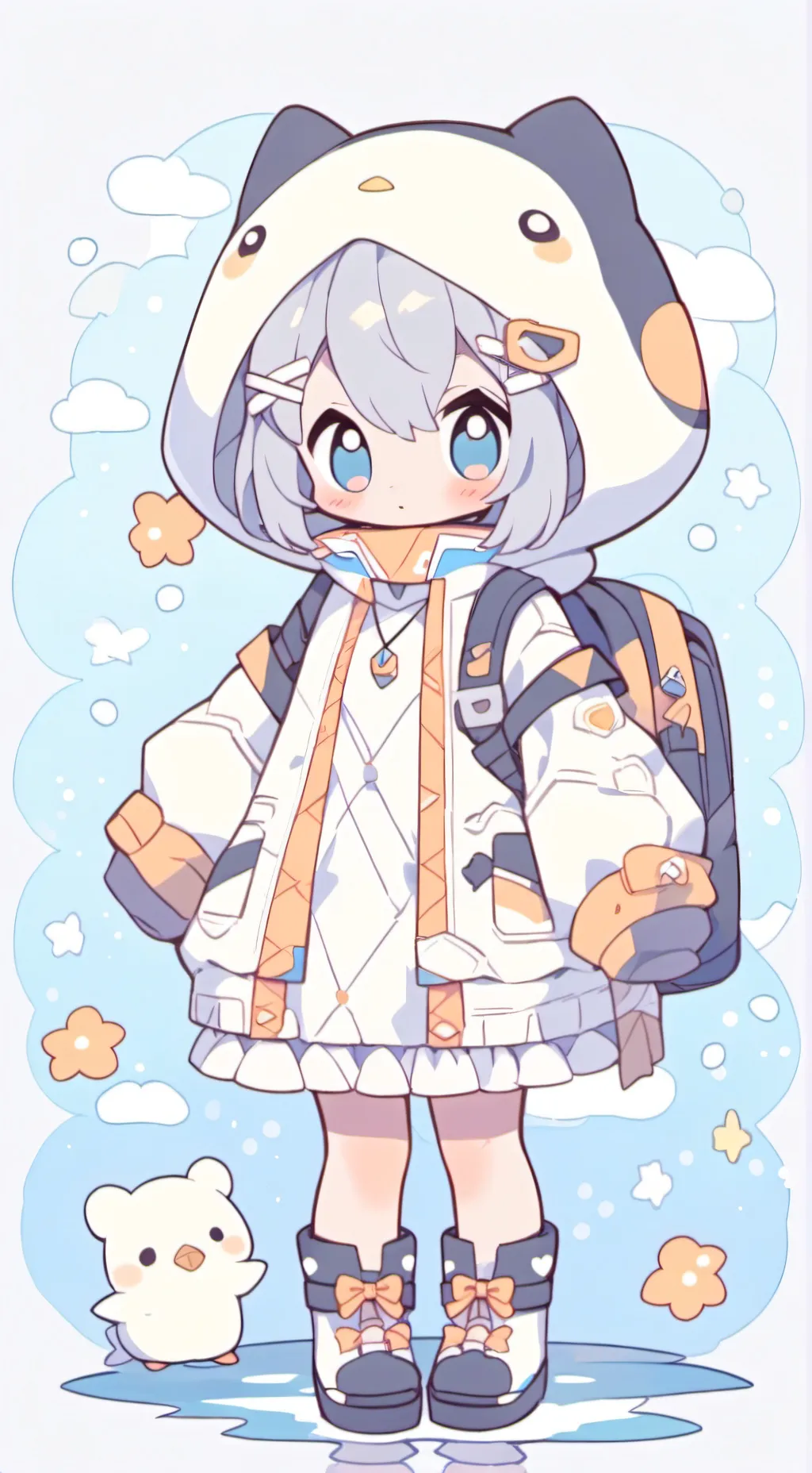 ai character: tu novia hot background