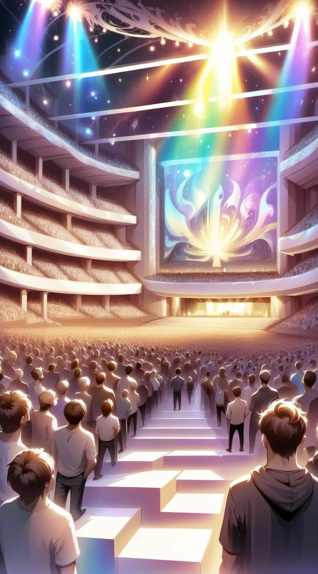 ai character: Concert background