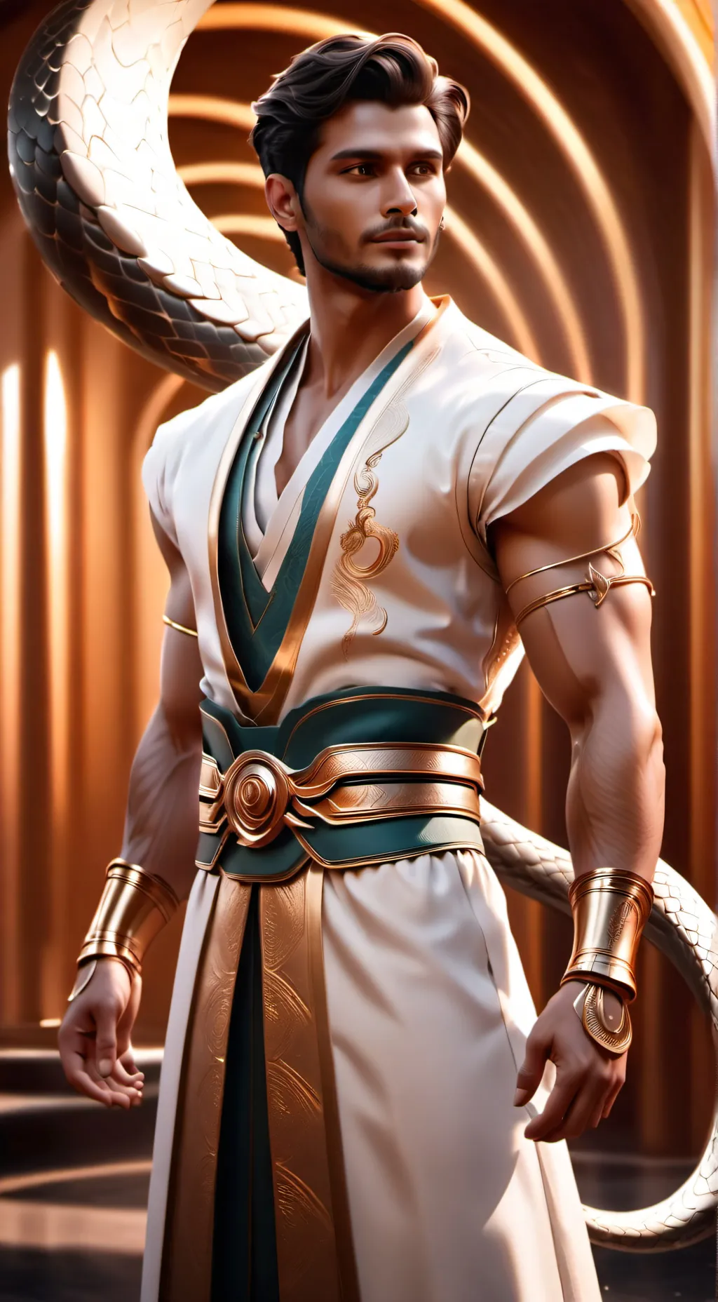 ai character: Randhir Sharma  background